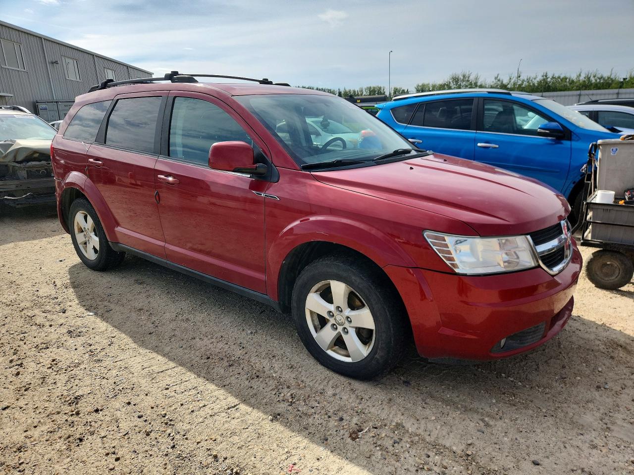 2010 Dodge Journey Sxt Red vin: 3D4PG5FV4AT123382