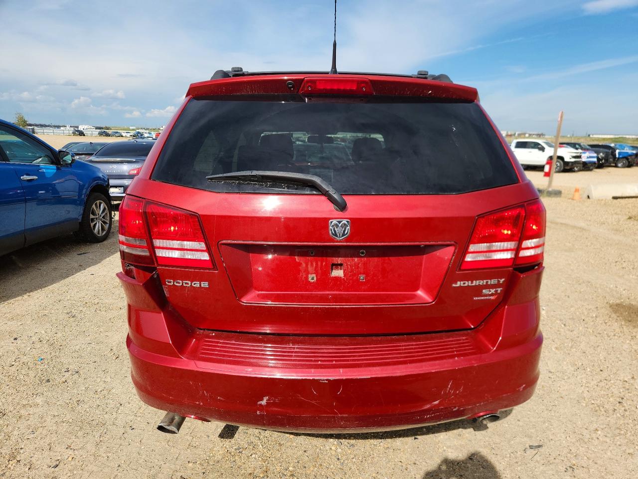 2010 Dodge Journey Sxt Red vin: 3D4PG5FV4AT123382
