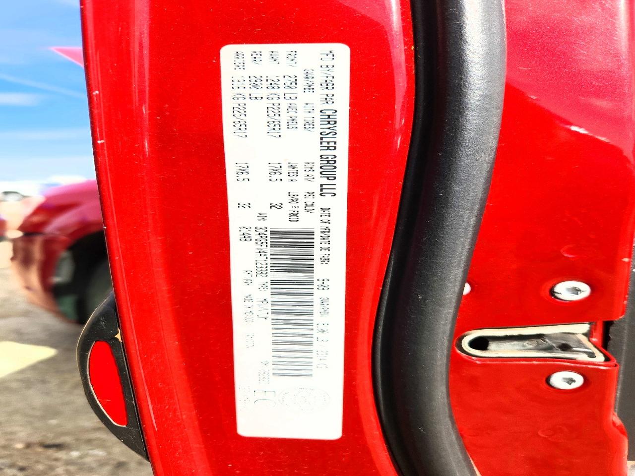 2010 Dodge Journey Sxt Red vin: 3D4PG5FV4AT123382