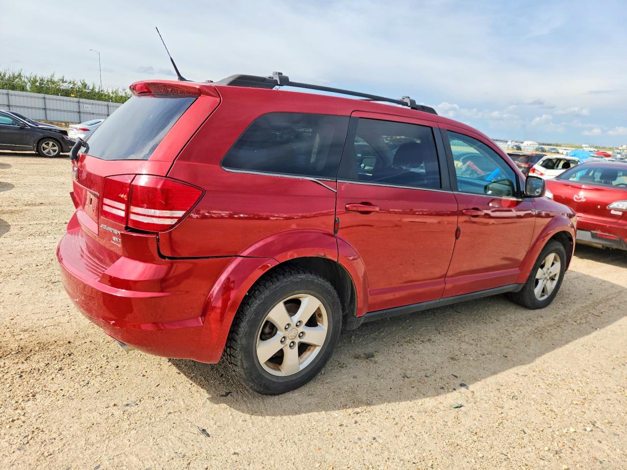 2010 Dodge Journey Sxt Red vin: 3D4PG5FV4AT123382