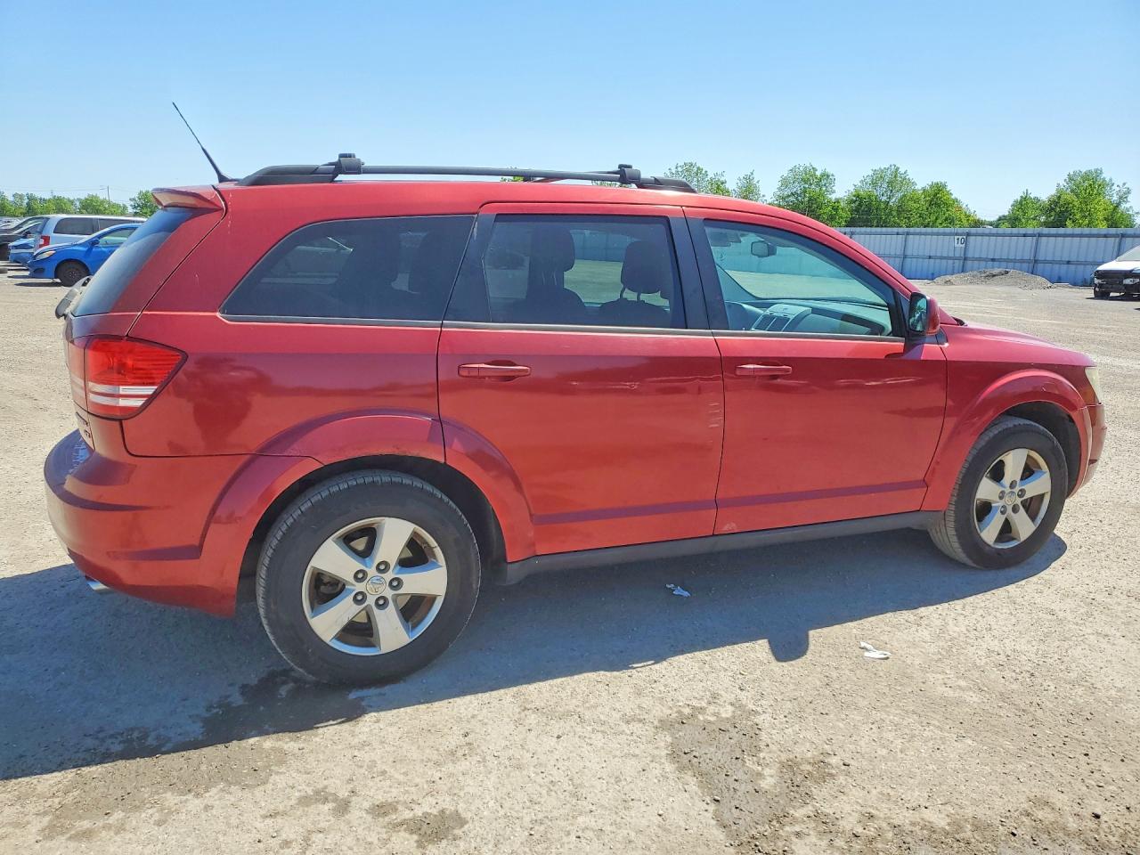 2010 Dodge Journey Sxt Red vin: 3D4PG5FV4AT214877