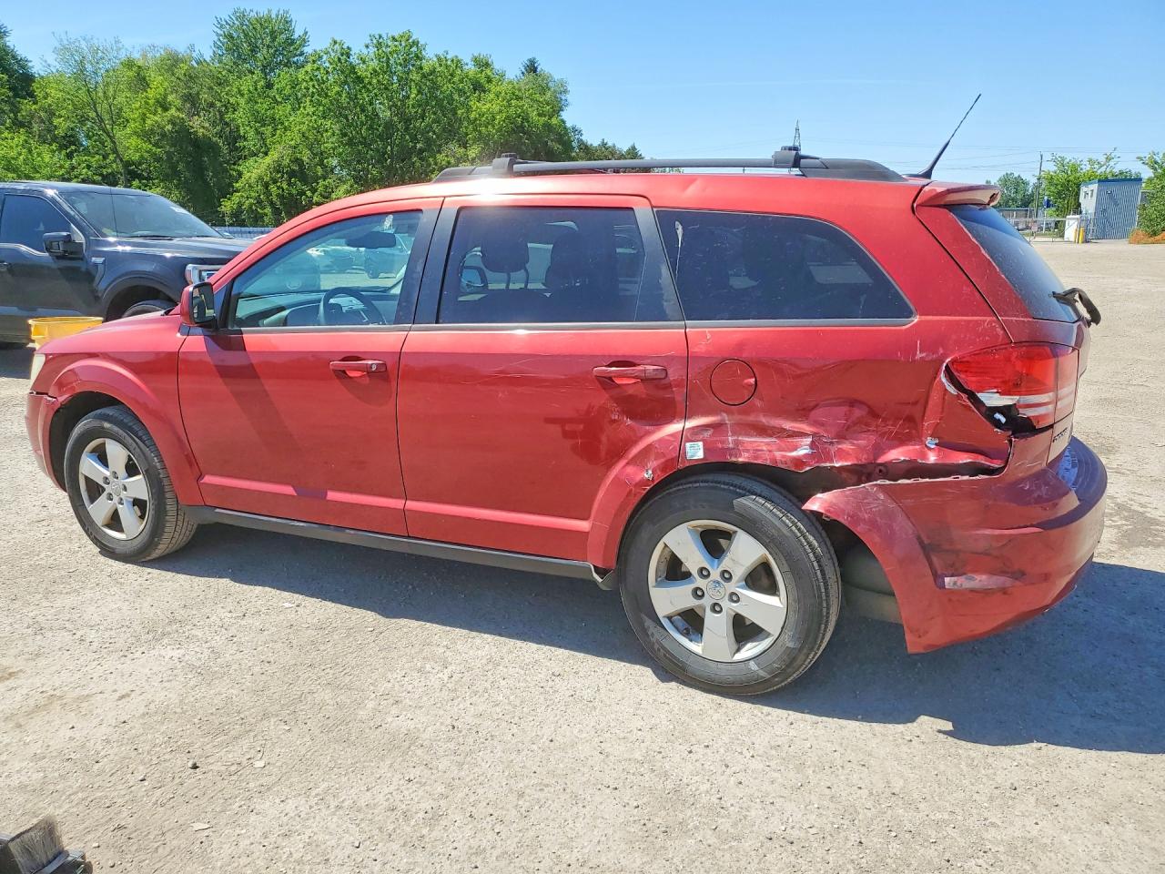 2010 Dodge Journey Sxt Red vin: 3D4PG5FV4AT214877