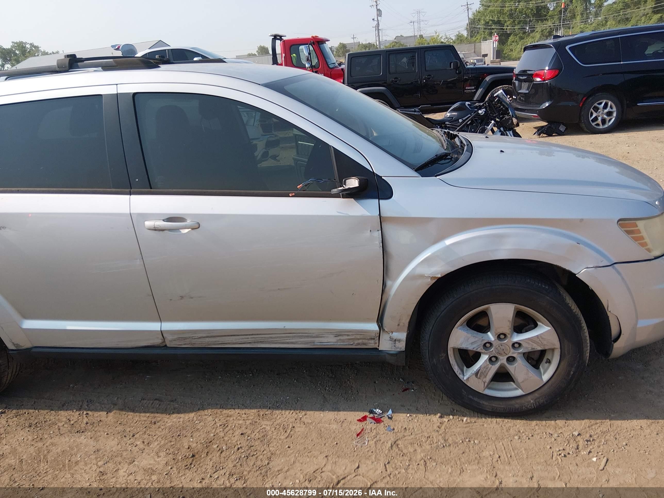 2010 Dodge Journey Sxt Silver vin: 3D4PG5FV4AT233204