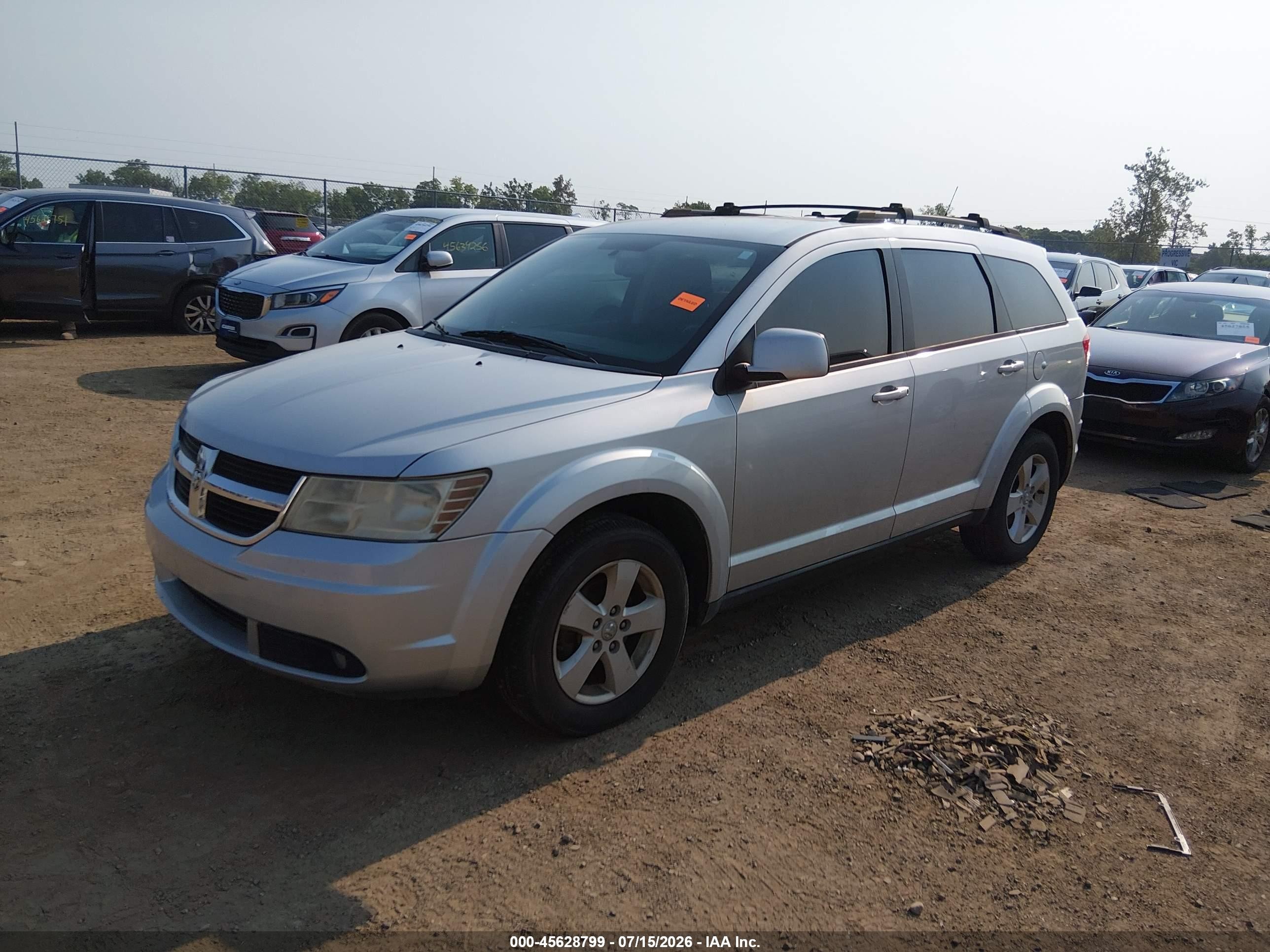 2010 Dodge Journey Sxt Silver vin: 3D4PG5FV4AT233204