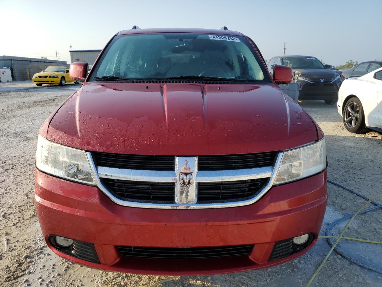 2010 Dodge Journey Sxt Red vin: 3D4PG5FV4AT253372