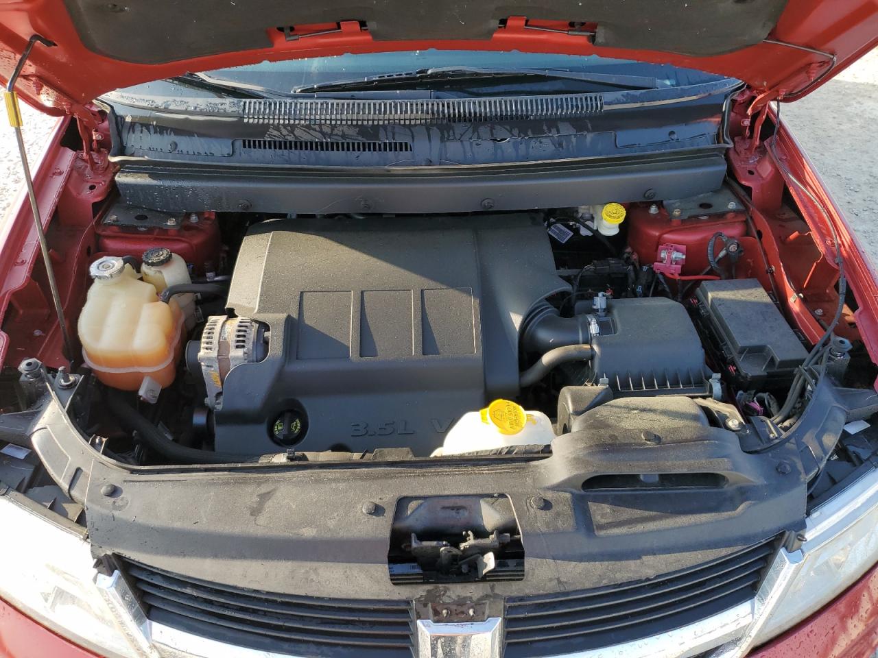 2010 Dodge Journey Sxt Red vin: 3D4PG5FV4AT253372