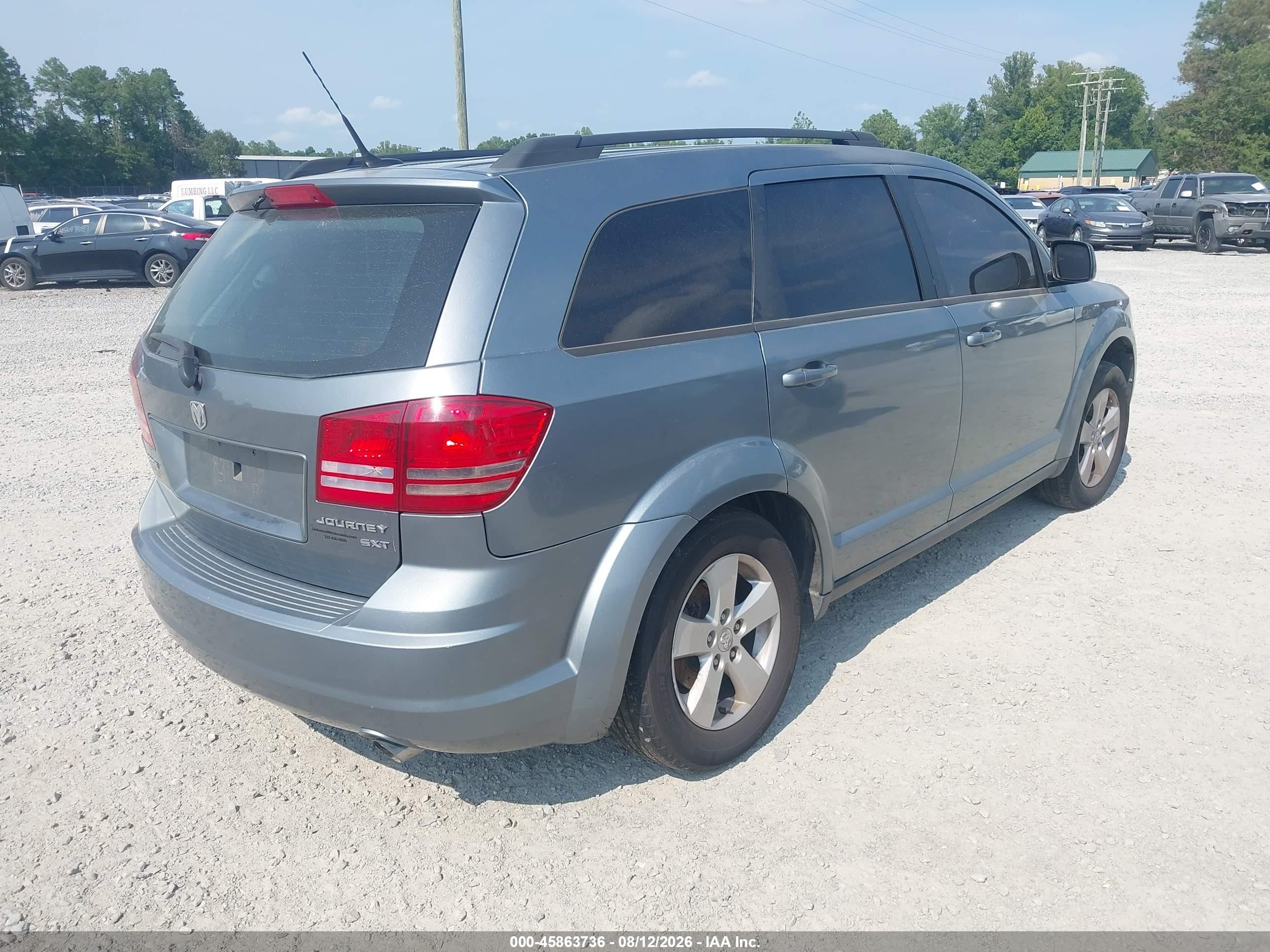2010 Dodge Journey Sxt Gray vin: 3D4PG5FV4AT254523