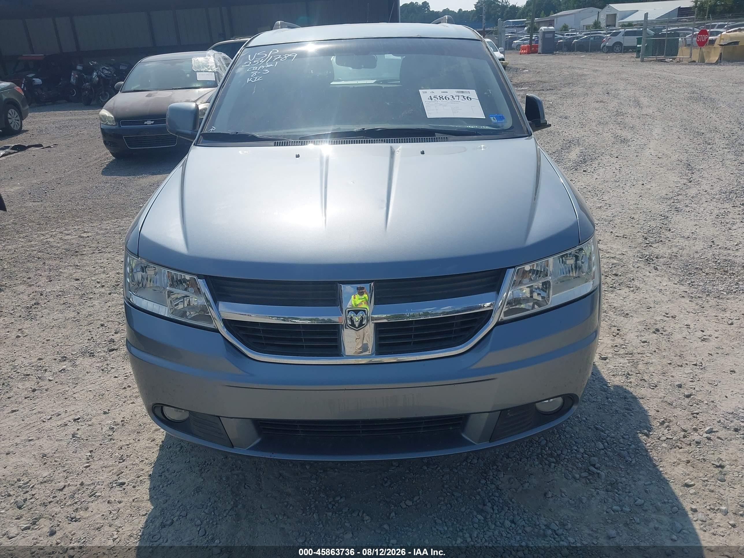2010 Dodge Journey Sxt Gray vin: 3D4PG5FV4AT254523