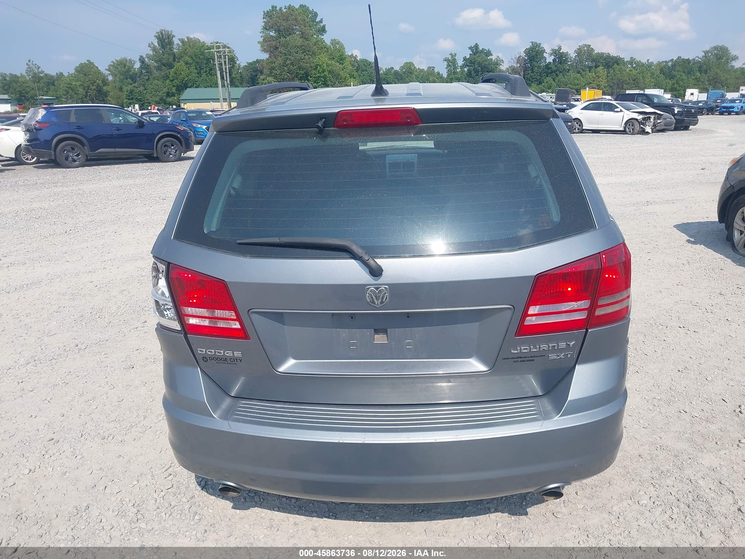 2010 Dodge Journey Sxt Gray vin: 3D4PG5FV4AT254523
