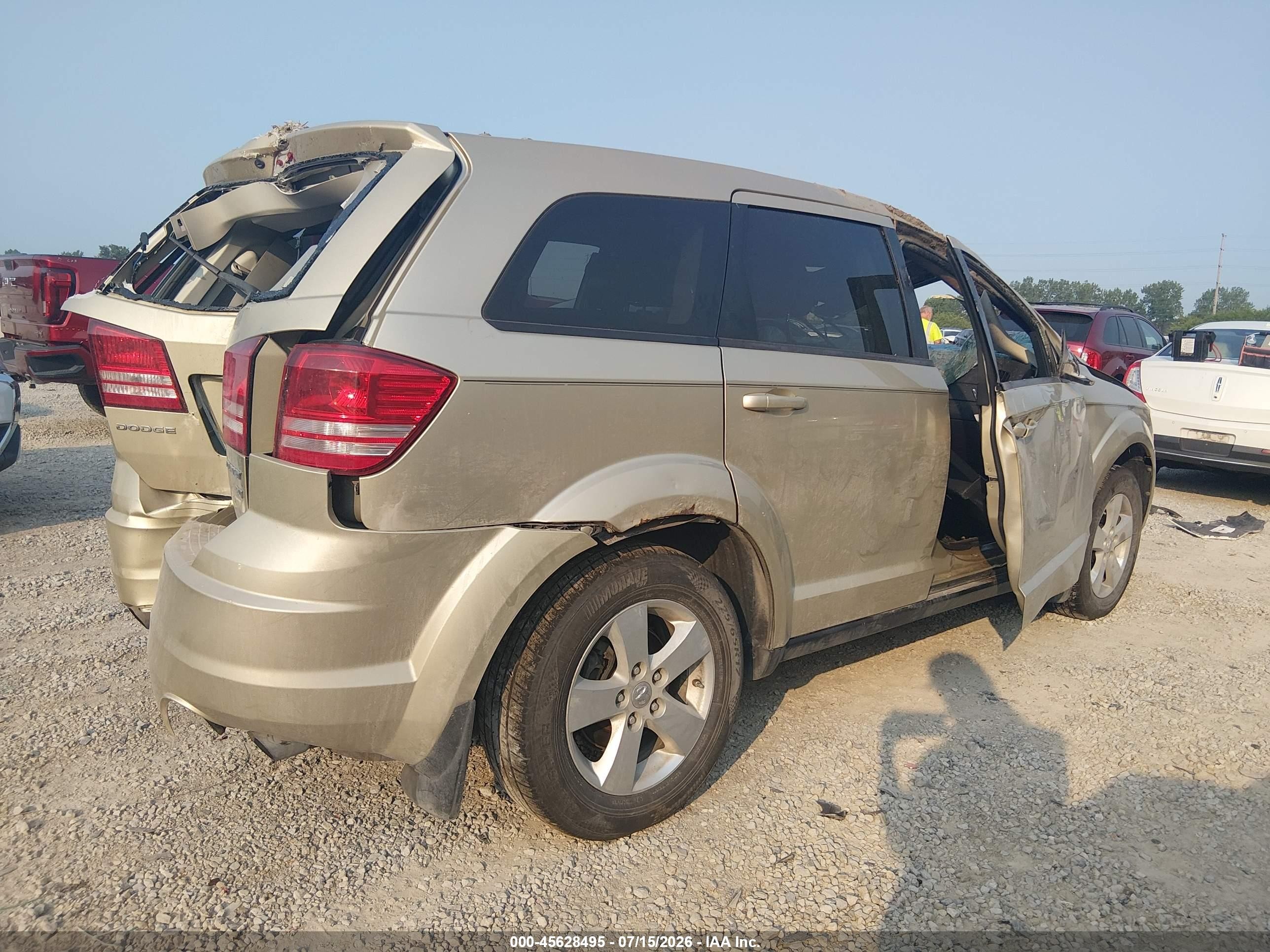 2010 Dodge Journey Sxt Бежевый vin: 3D4PG5FV4AT255512