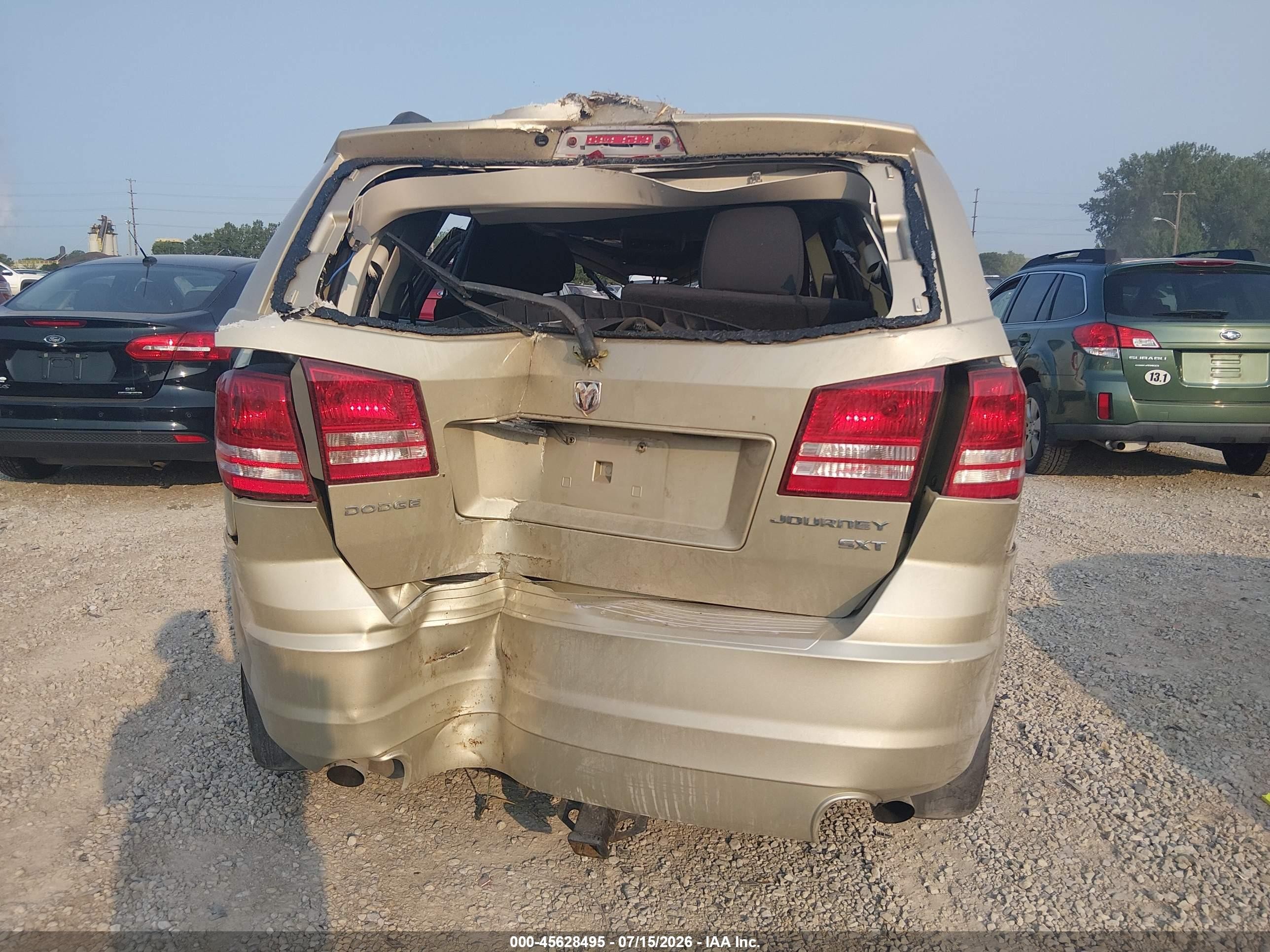 2010 Dodge Journey Sxt Бежевый vin: 3D4PG5FV4AT255512