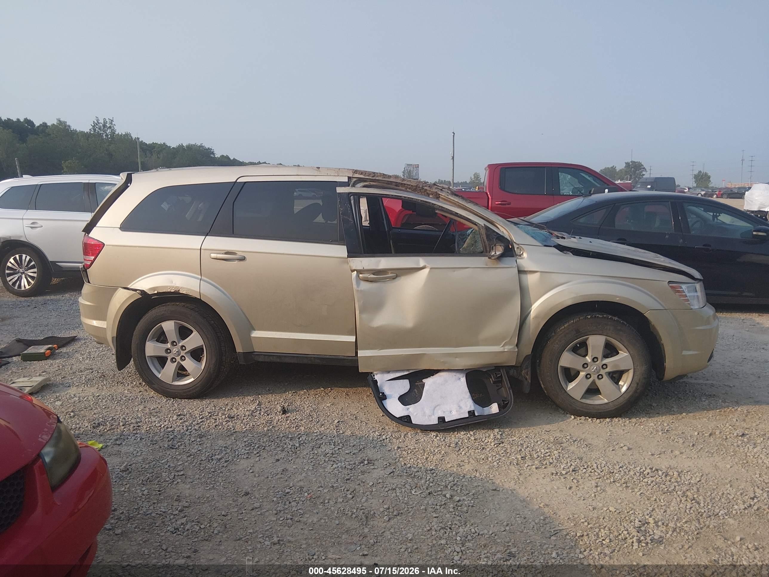 2010 Dodge Journey Sxt Бежевый vin: 3D4PG5FV4AT255512