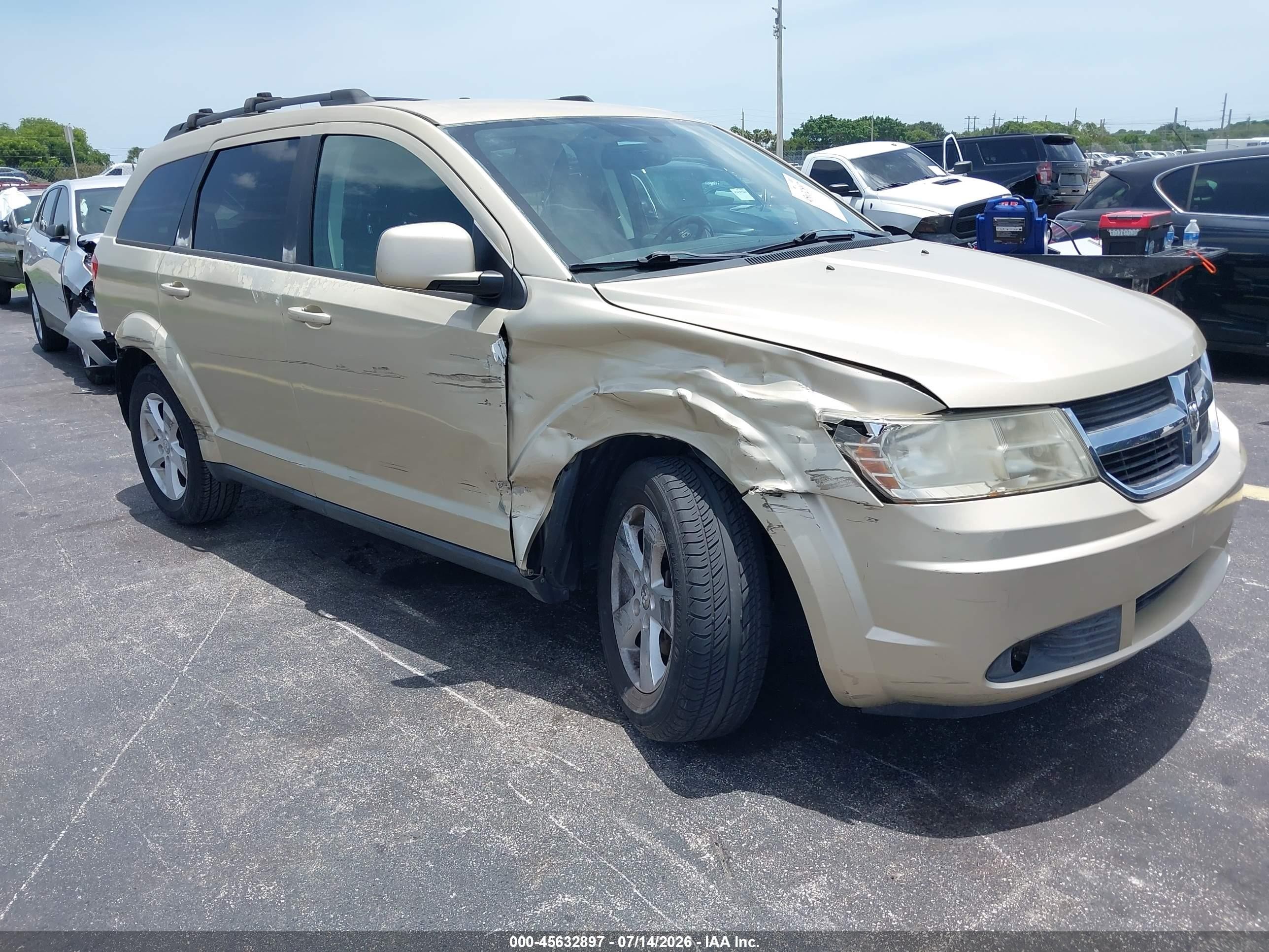 2010 Dodge Journey Sxt Gold vin: 3D4PG5FV5AT116313