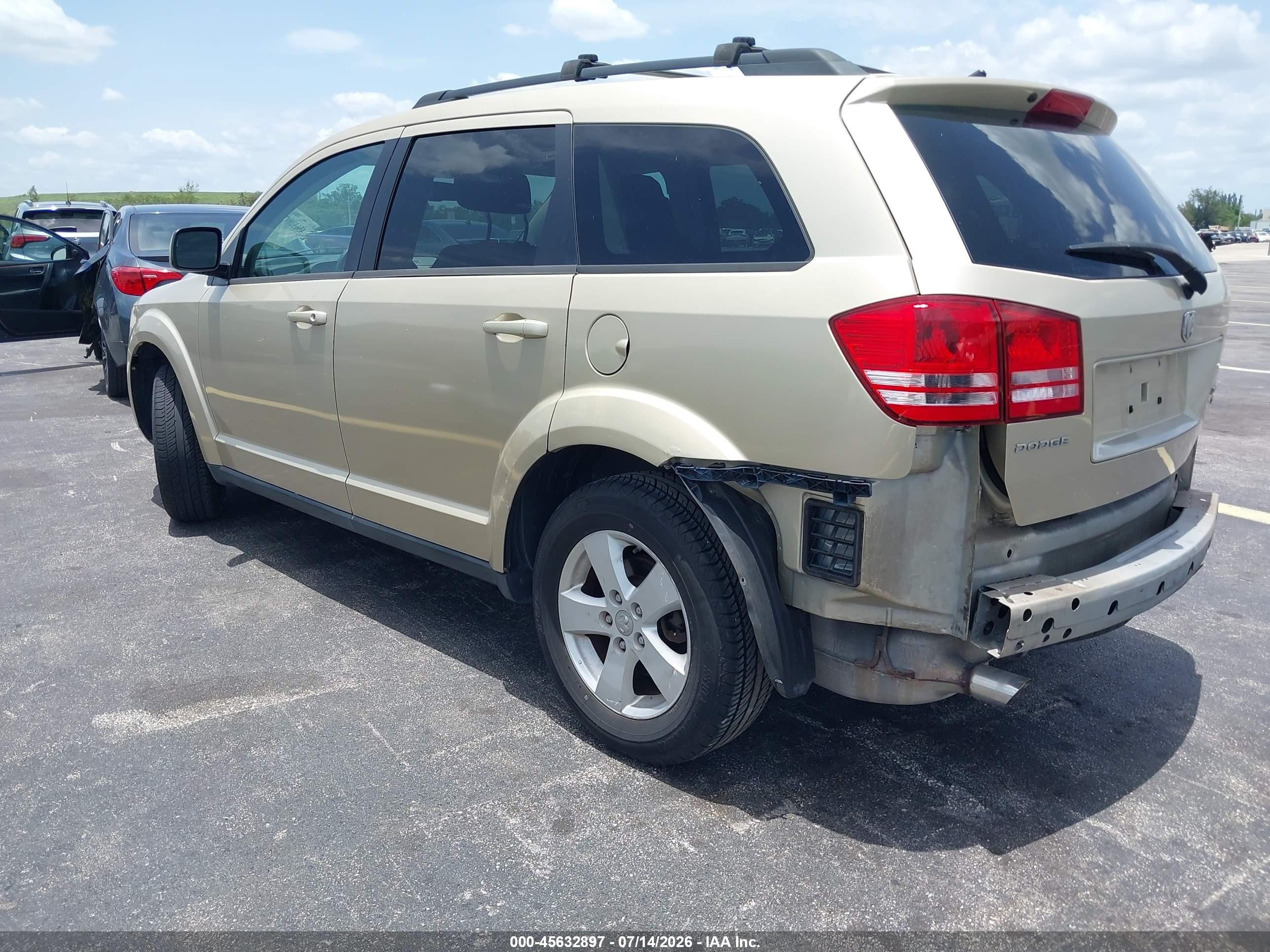 2010 Dodge Journey Sxt Gold vin: 3D4PG5FV5AT116313