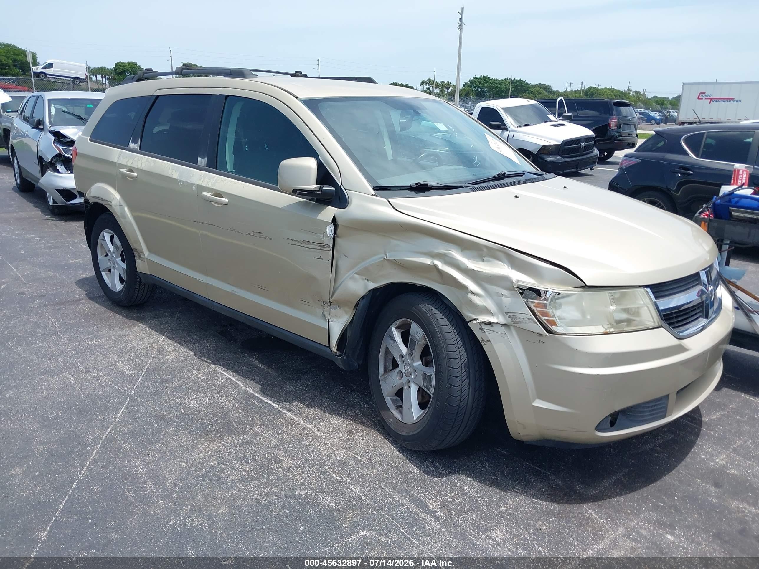 2010 Dodge Journey Sxt Gold vin: 3D4PG5FV5AT116313