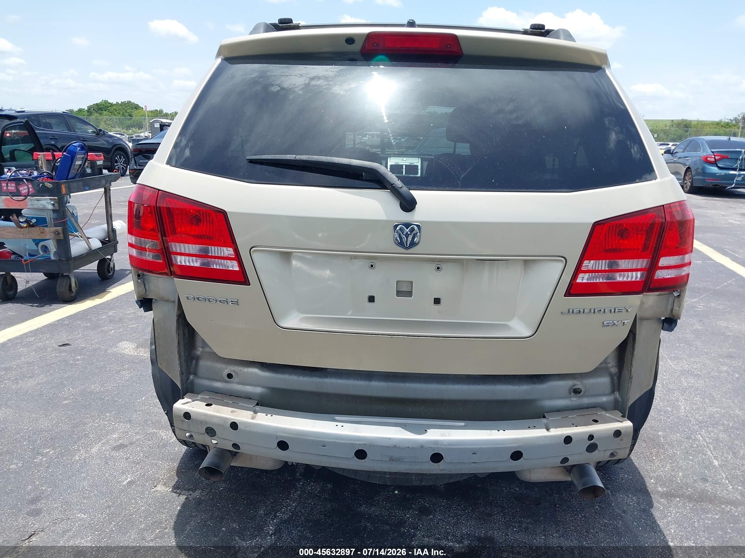 2010 Dodge Journey Sxt Gold vin: 3D4PG5FV5AT116313