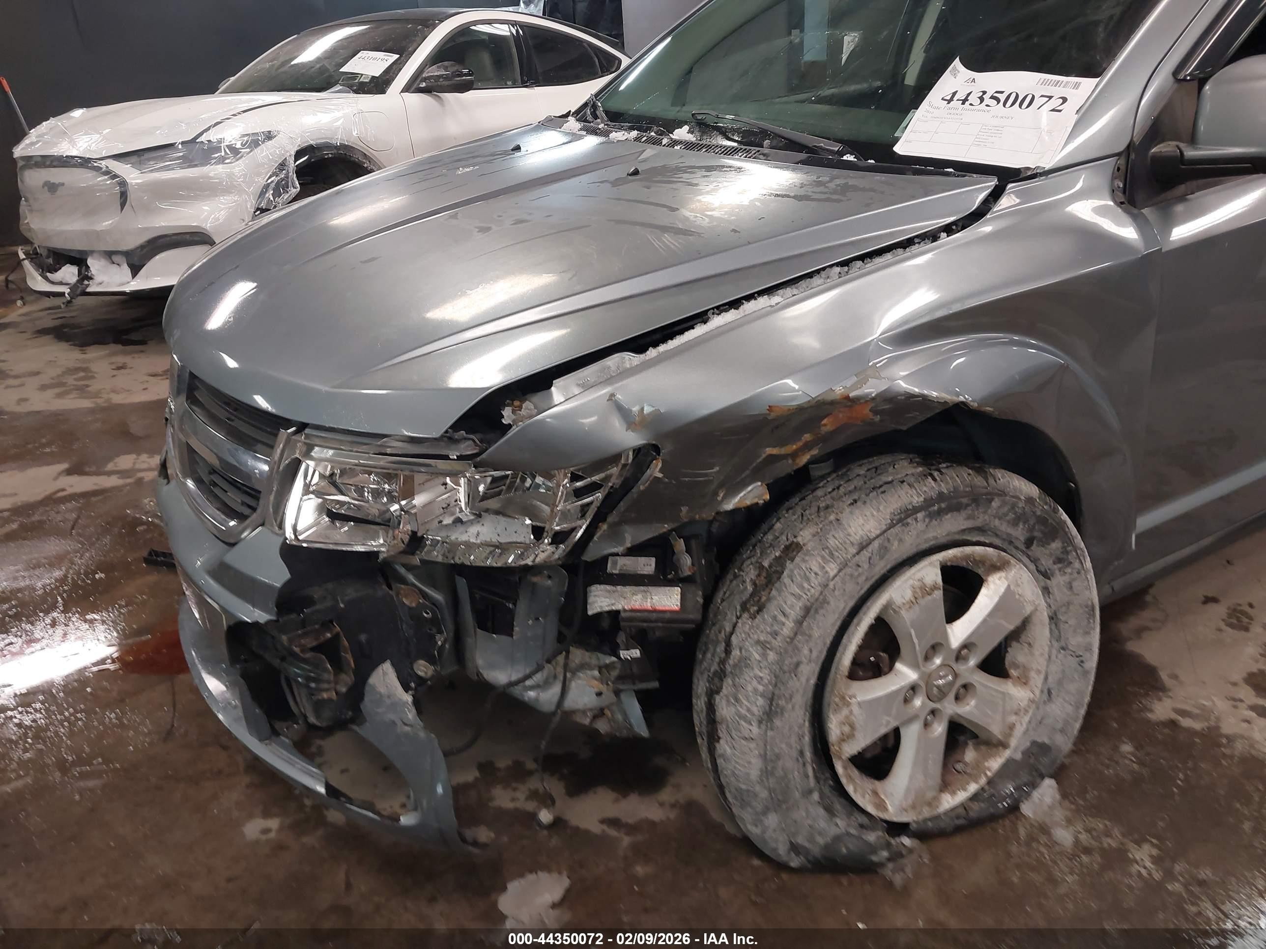 2010 Dodge Journey Sxt Gray vin: 3D4PG5FV5AT119728