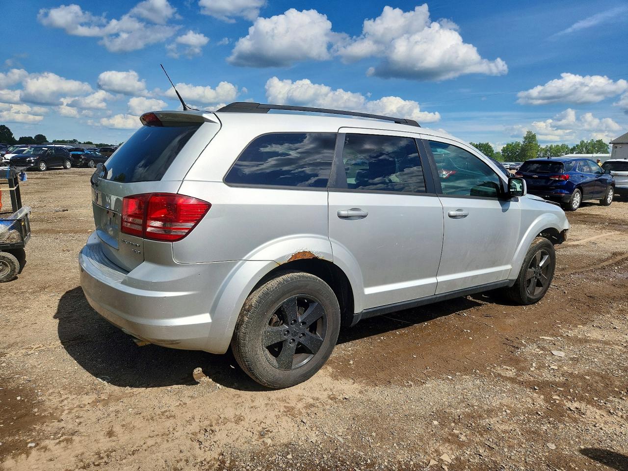 2010 Dodge Journey Sxt Серебряный vin: 3D4PG5FV5AT228139