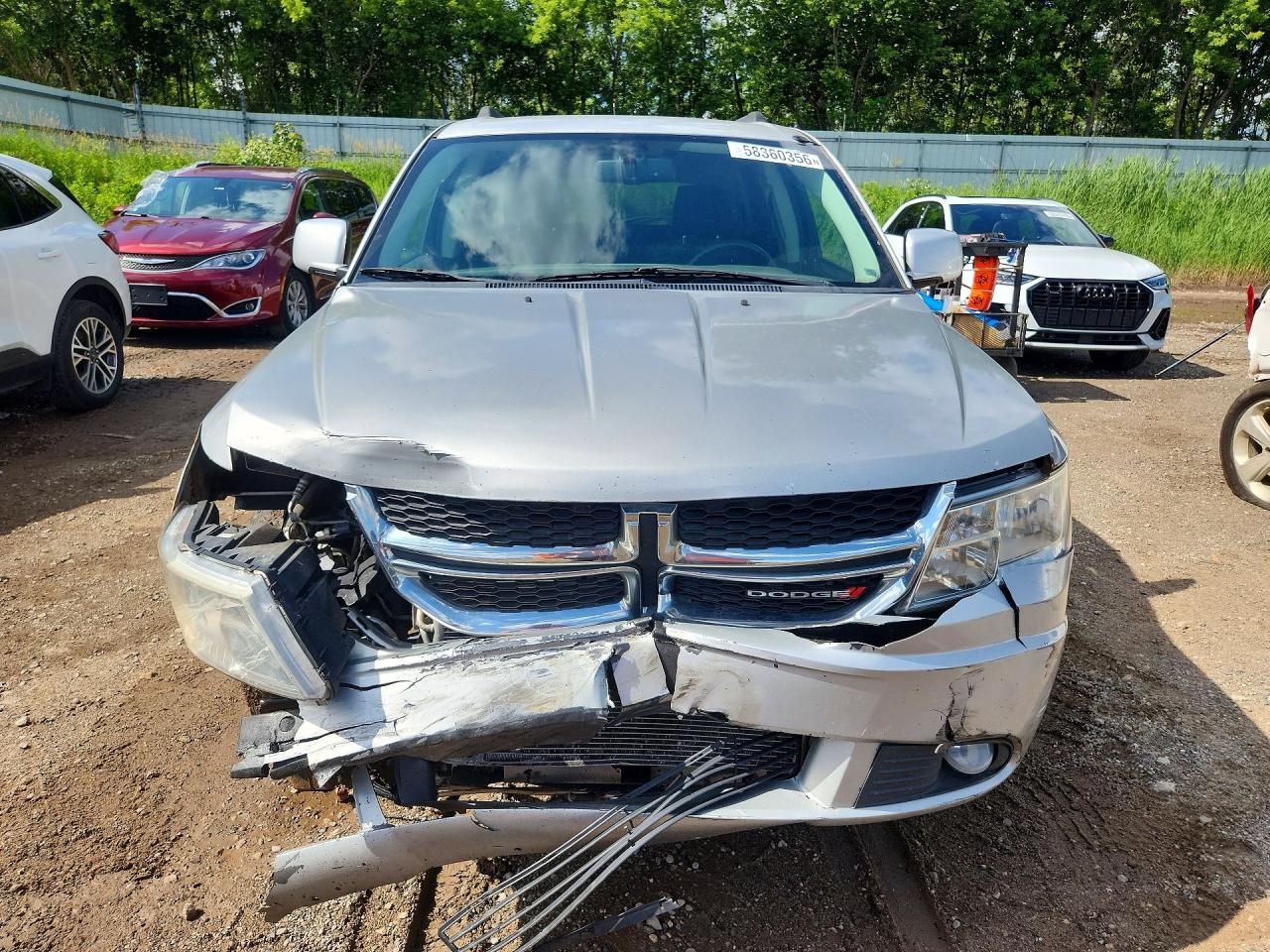 2010 Dodge Journey Sxt Серебряный vin: 3D4PG5FV5AT228139