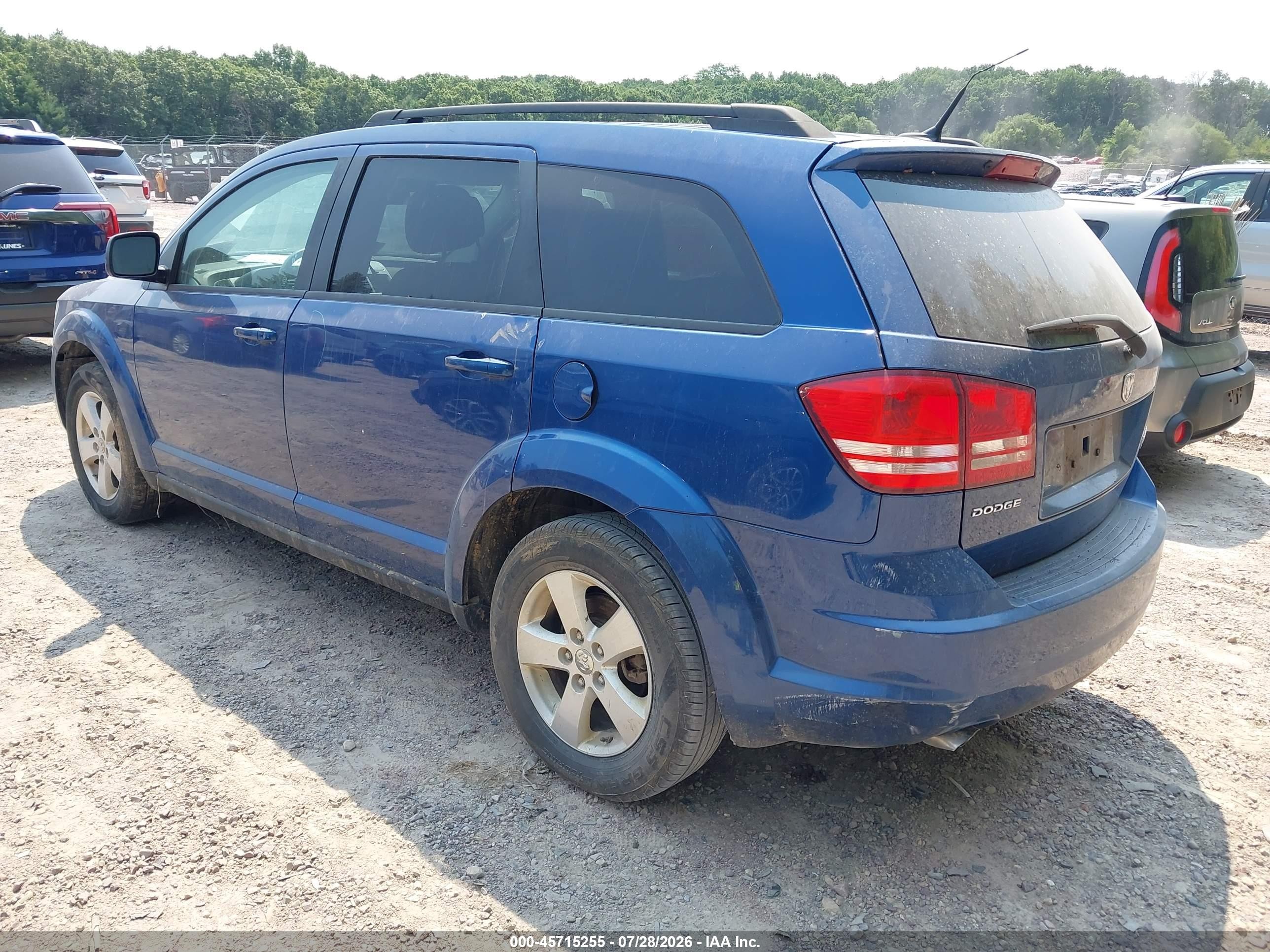 2010 Dodge Journey Sxt Blue vin: 3D4PG5FV6AT180456