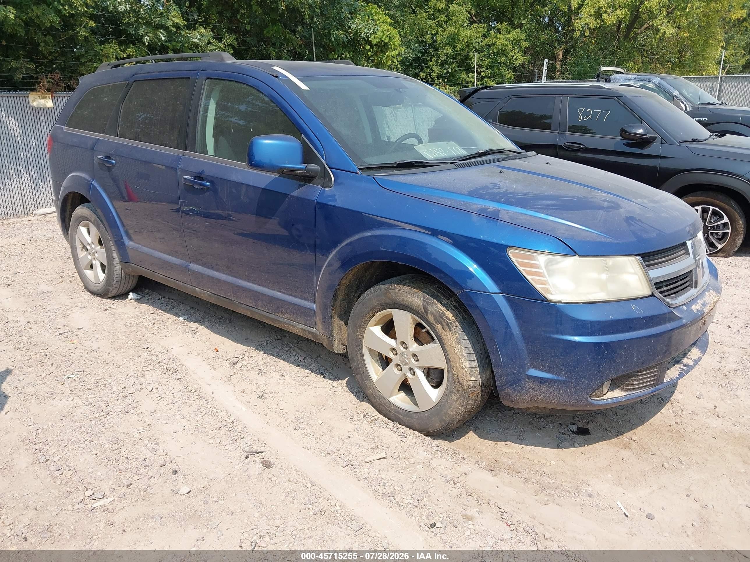 2010 Dodge Journey Sxt Blue vin: 3D4PG5FV6AT180456