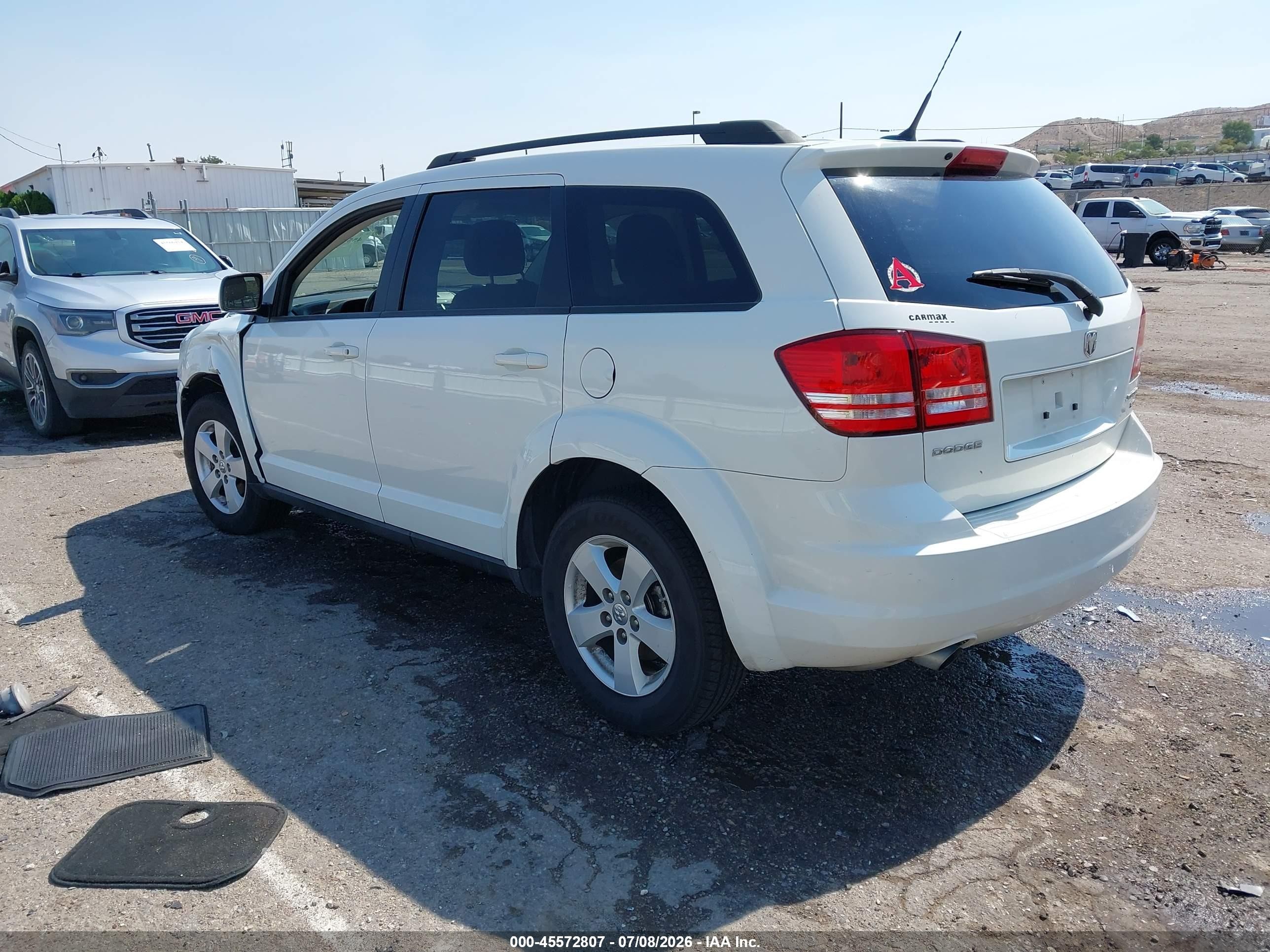 2010 Dodge Journey Sxt White vin: 3D4PG5FV6AT251252