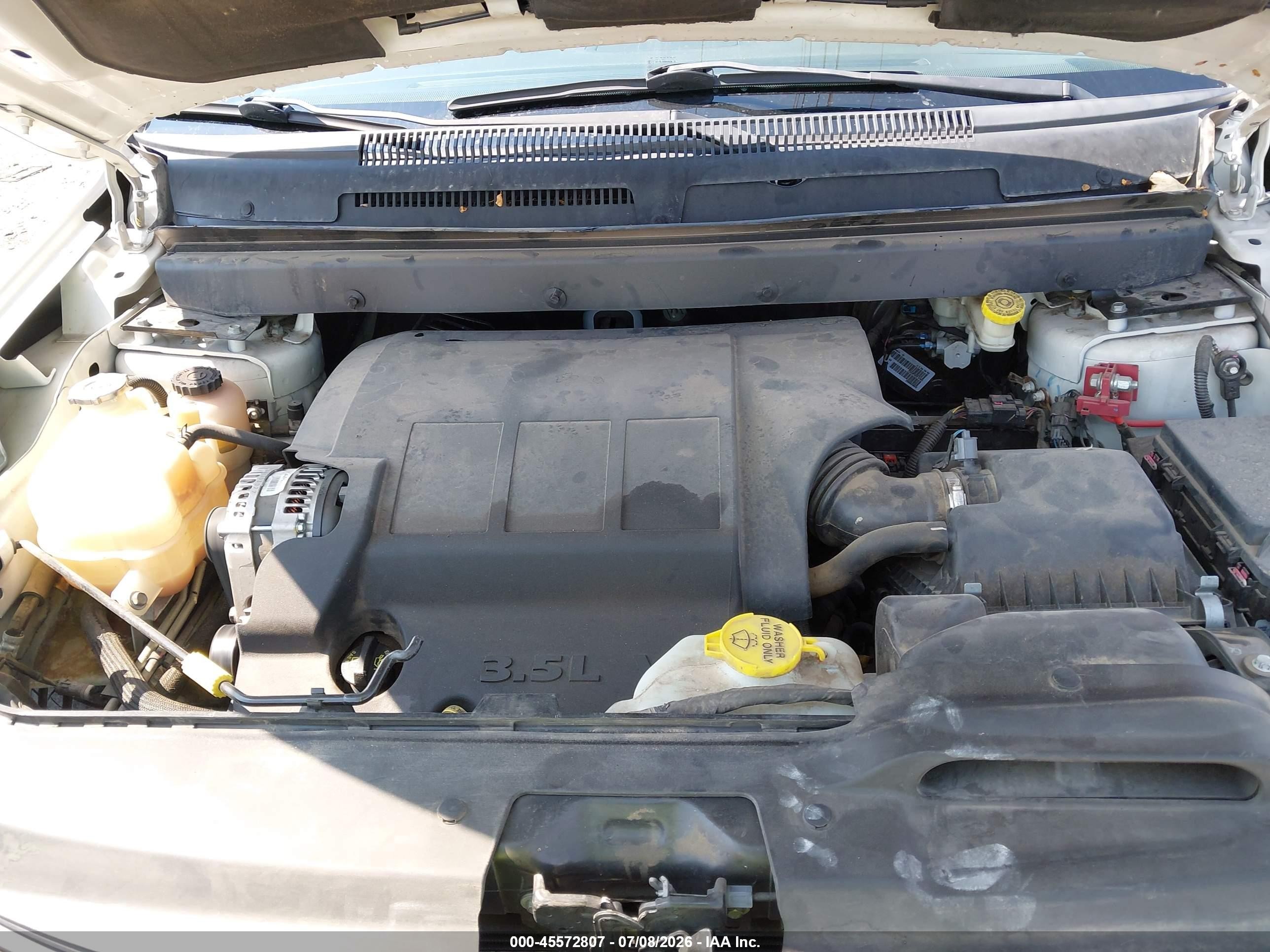 2010 Dodge Journey Sxt White vin: 3D4PG5FV6AT251252