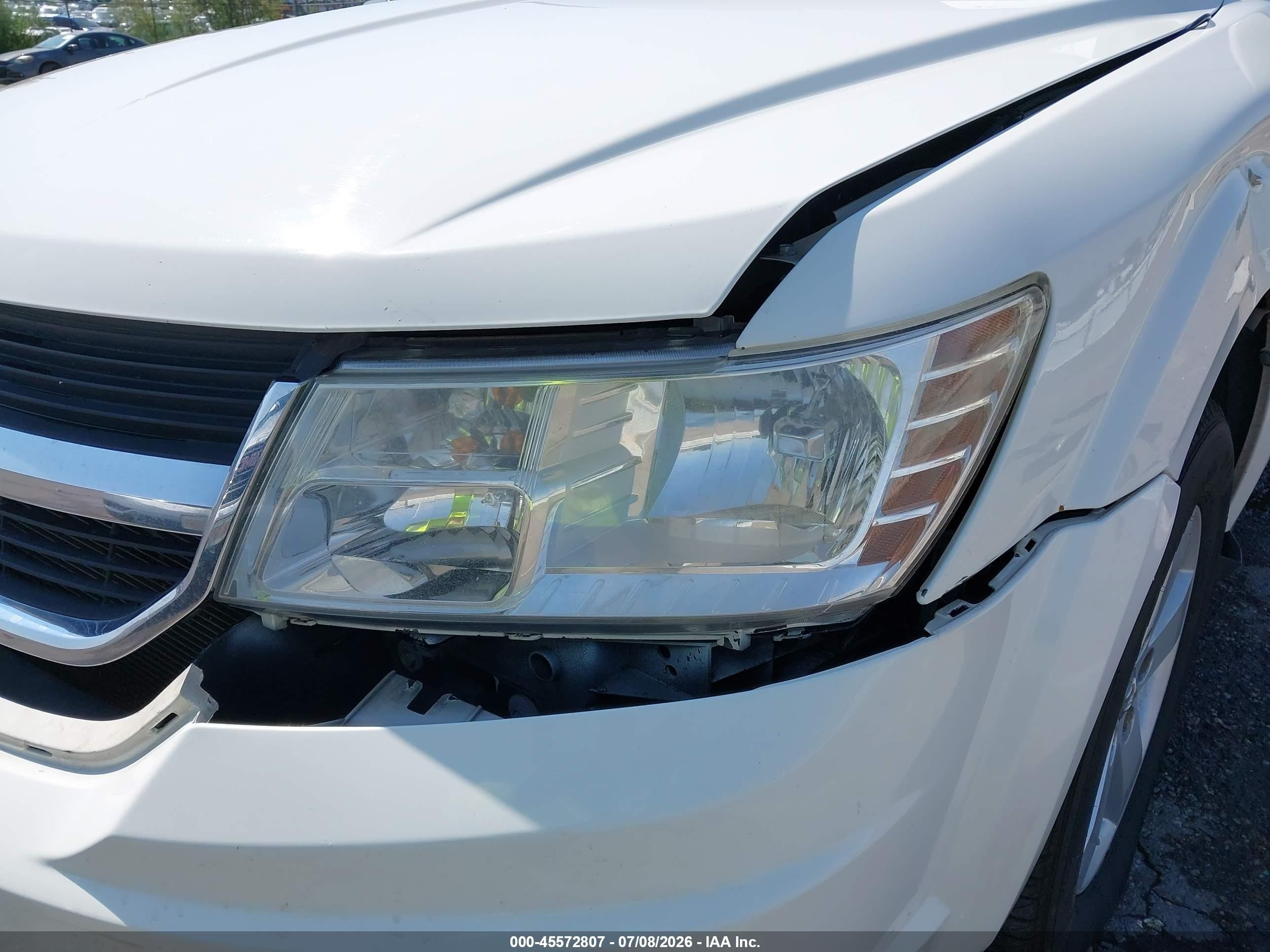2010 Dodge Journey Sxt White vin: 3D4PG5FV6AT251252