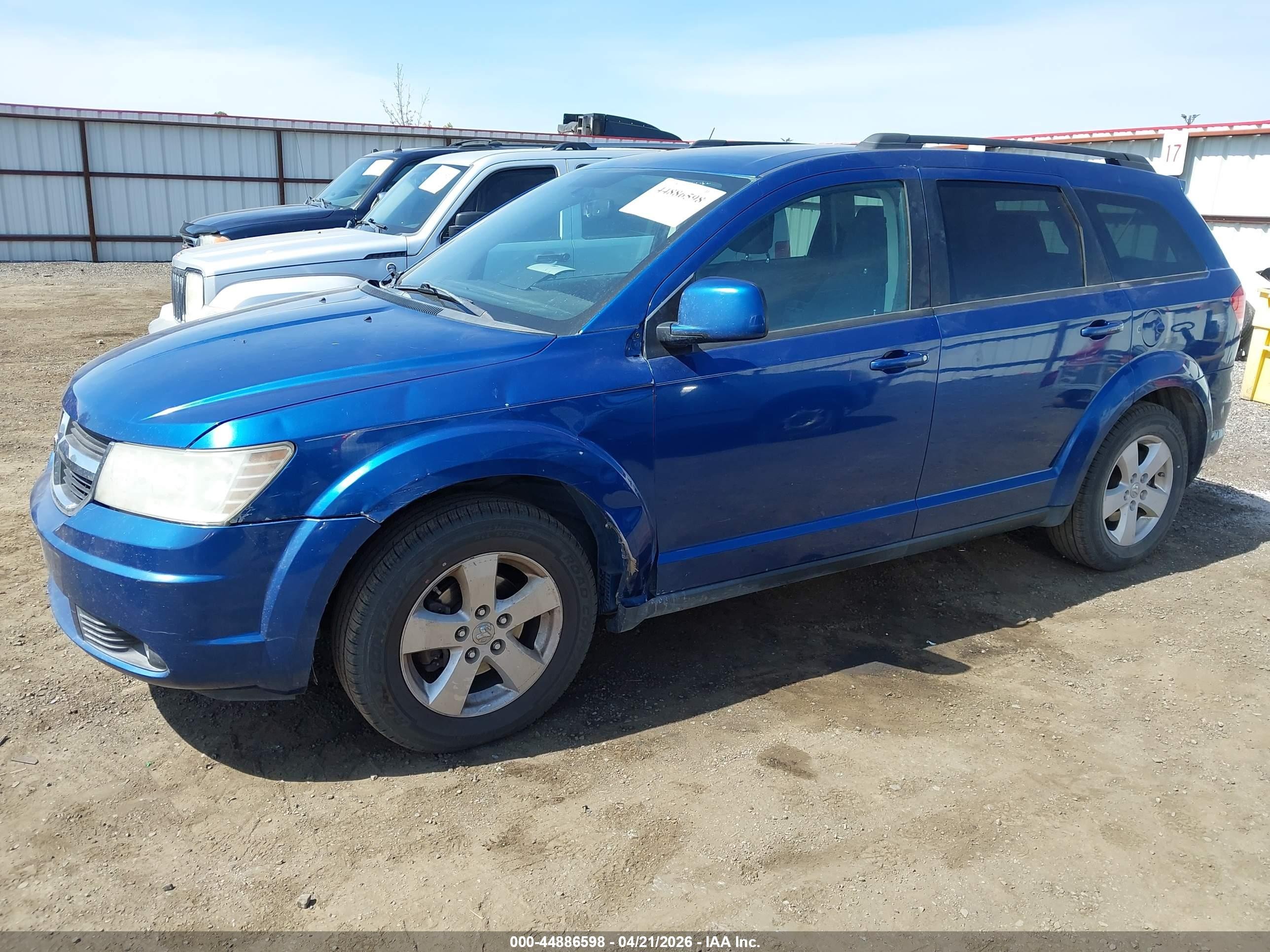 2010 Dodge Journey Sxt Синий vin: 3D4PG5FV7AT115552