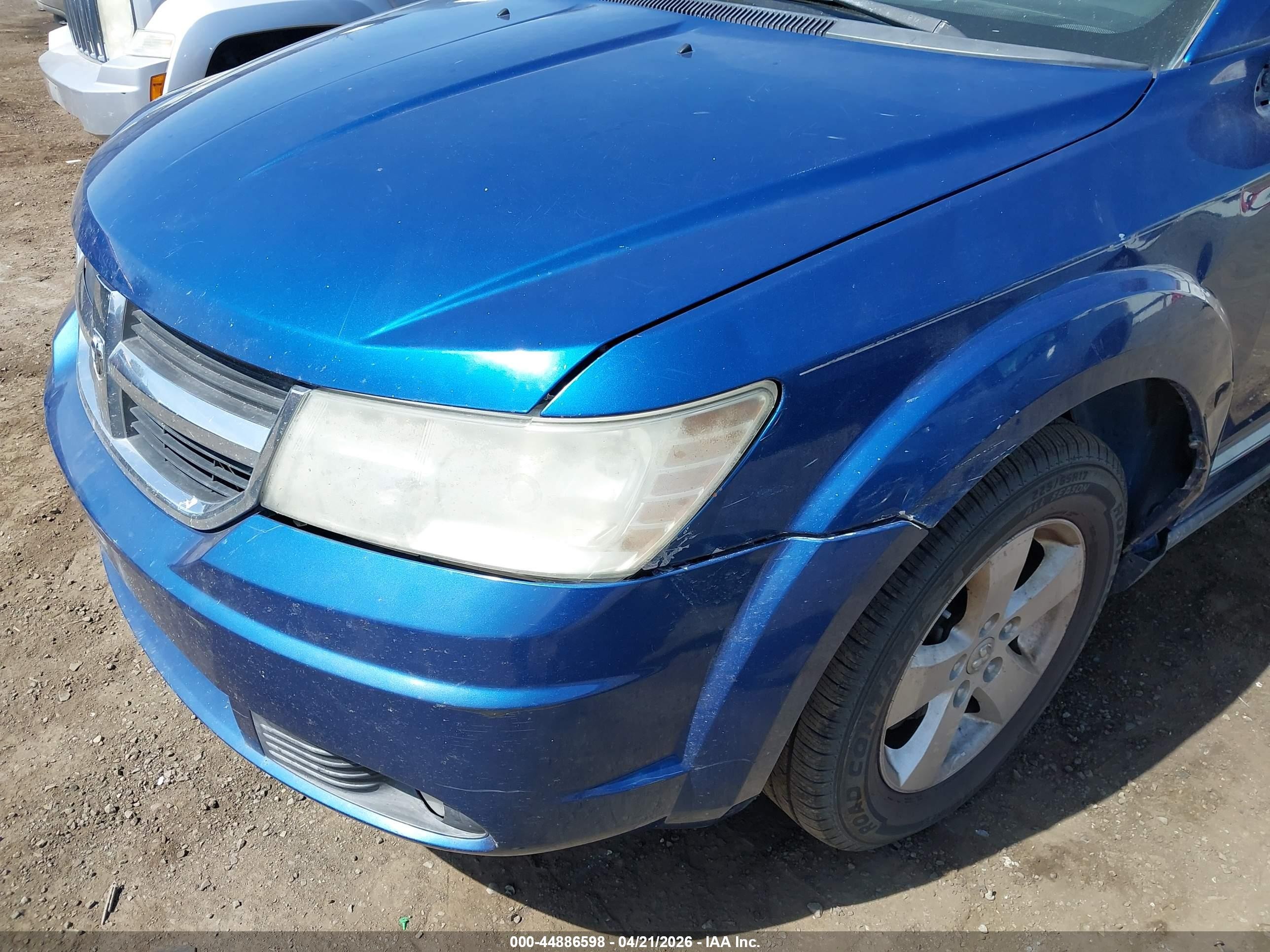 2010 Dodge Journey Sxt Синий vin: 3D4PG5FV7AT115552