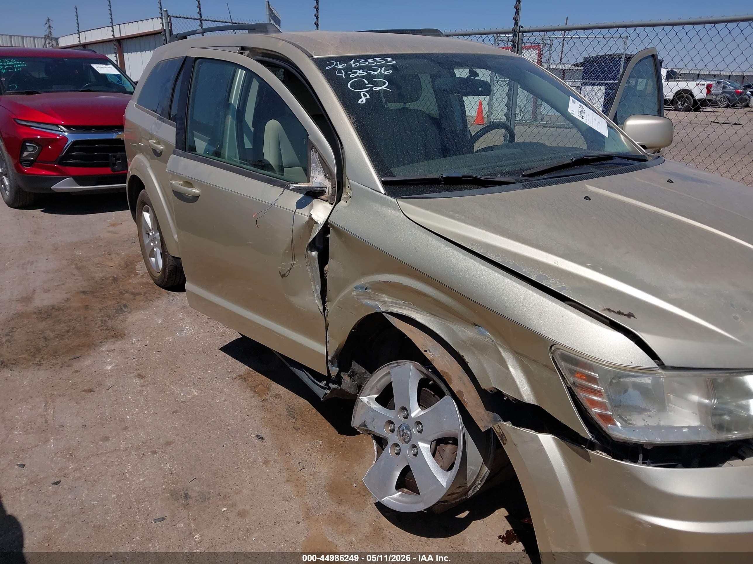 2010 Dodge Journey Sxt Beige vin: 3D4PG5FV7AT145456