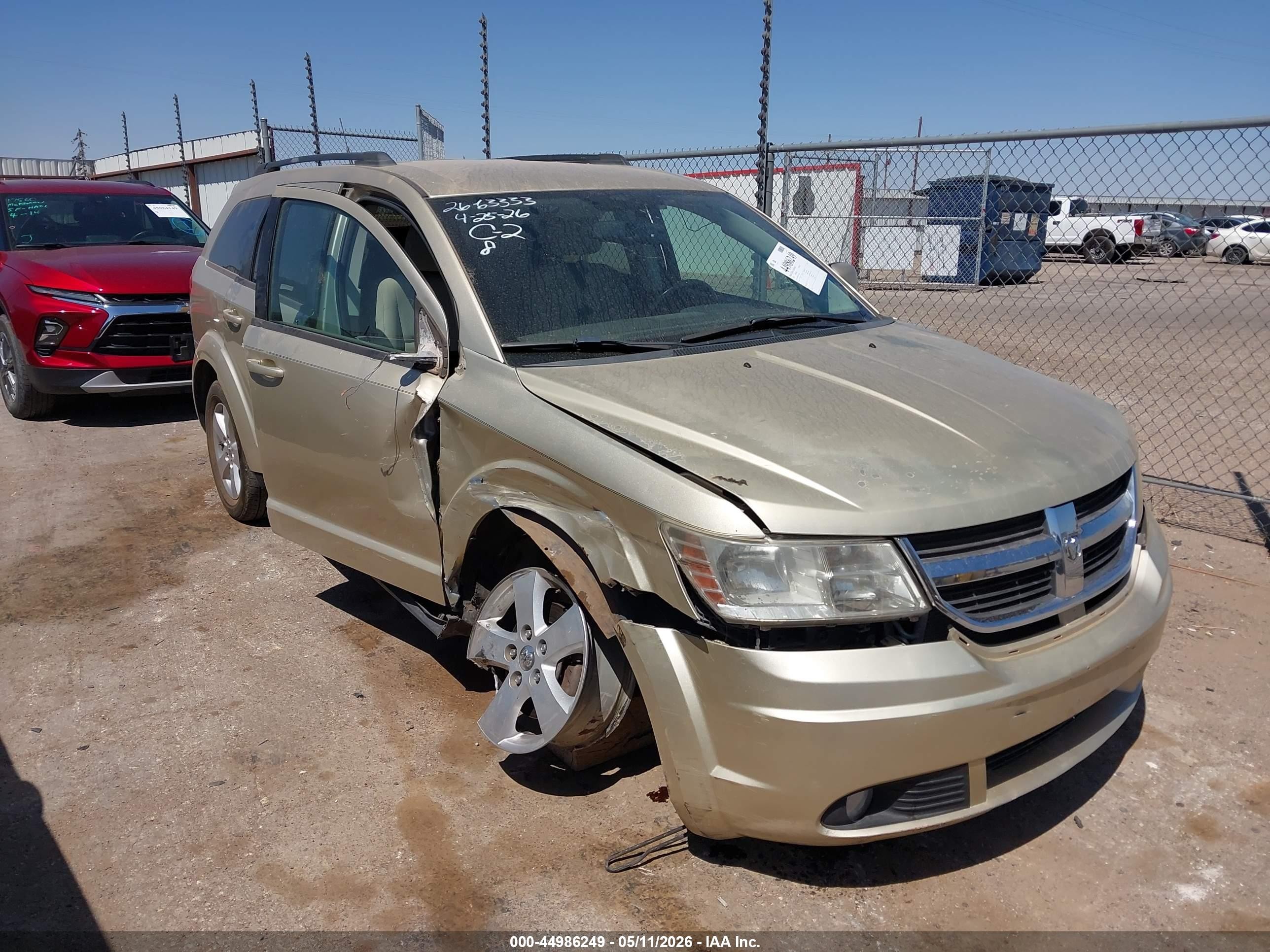 2010 Dodge Journey Sxt Beige vin: 3D4PG5FV7AT145456