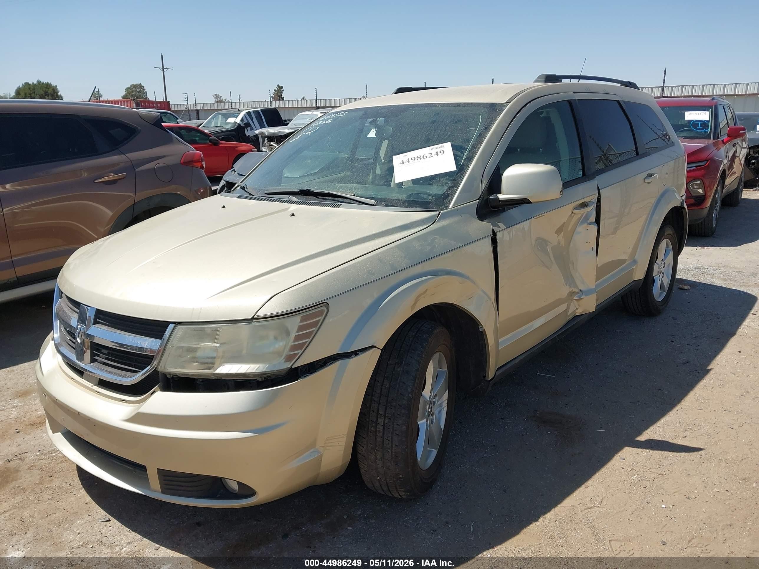 2010 Dodge Journey Sxt Beige vin: 3D4PG5FV7AT145456