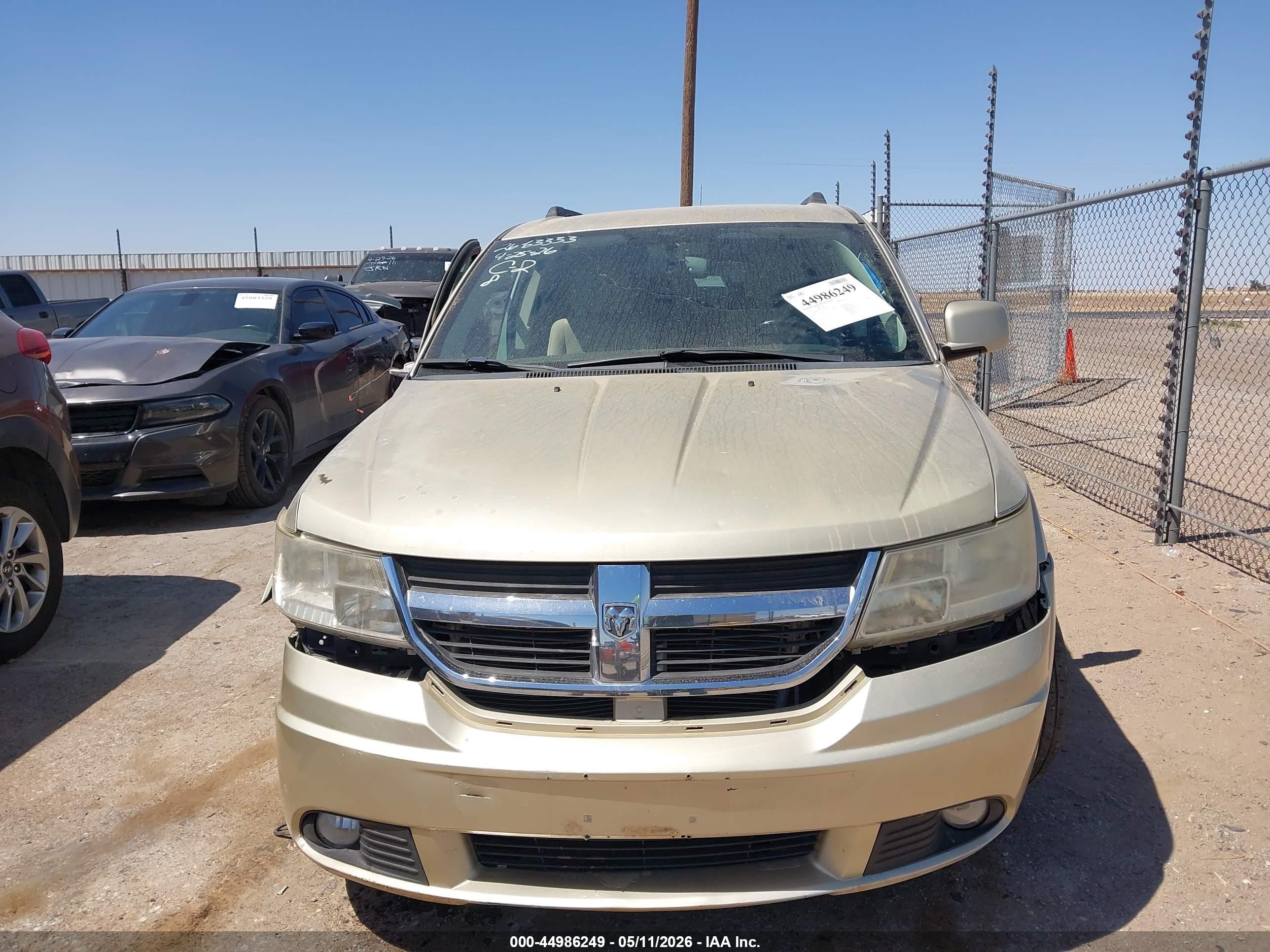 2010 Dodge Journey Sxt Beige vin: 3D4PG5FV7AT145456