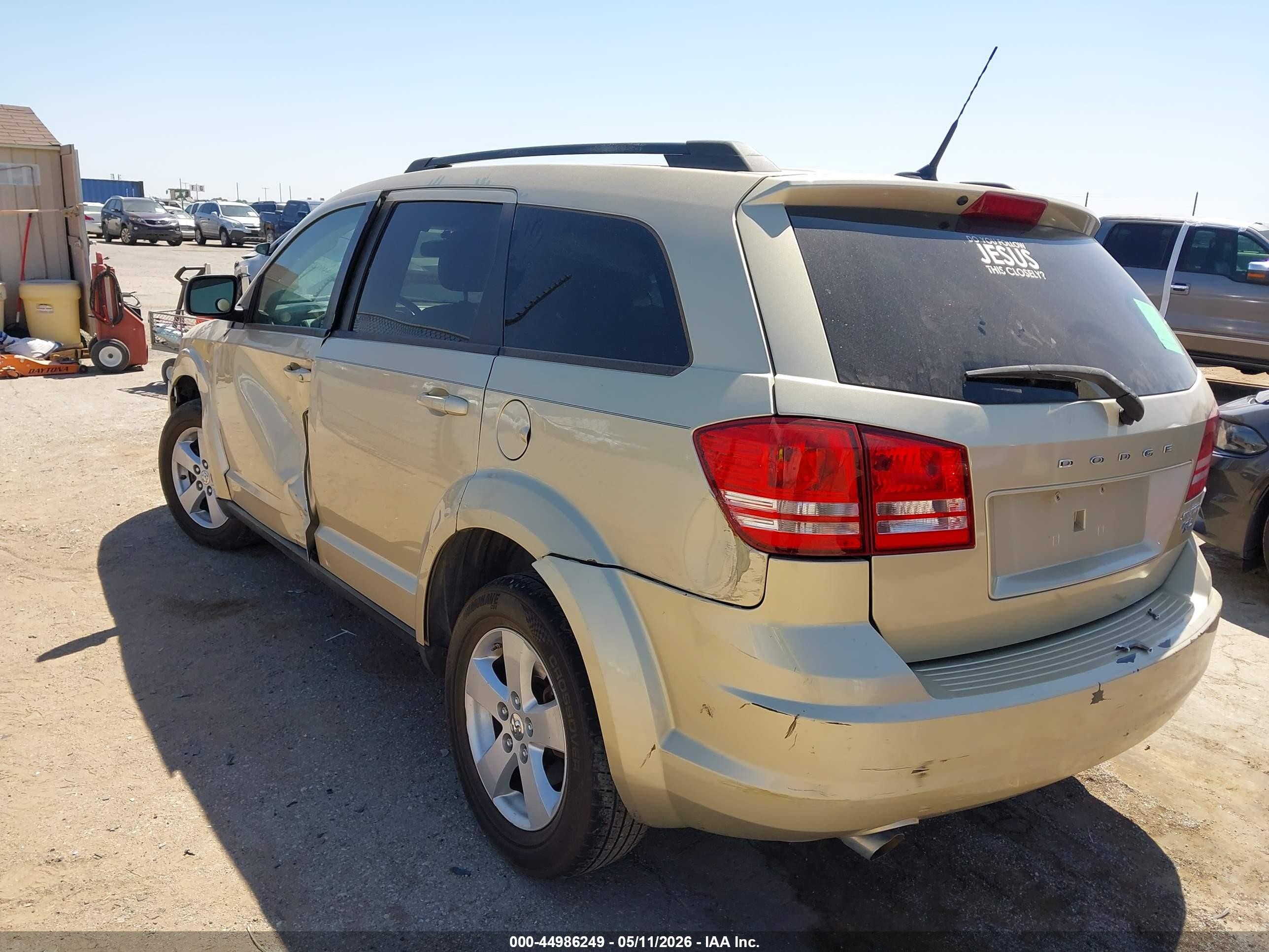 2010 Dodge Journey Sxt Beige vin: 3D4PG5FV7AT145456