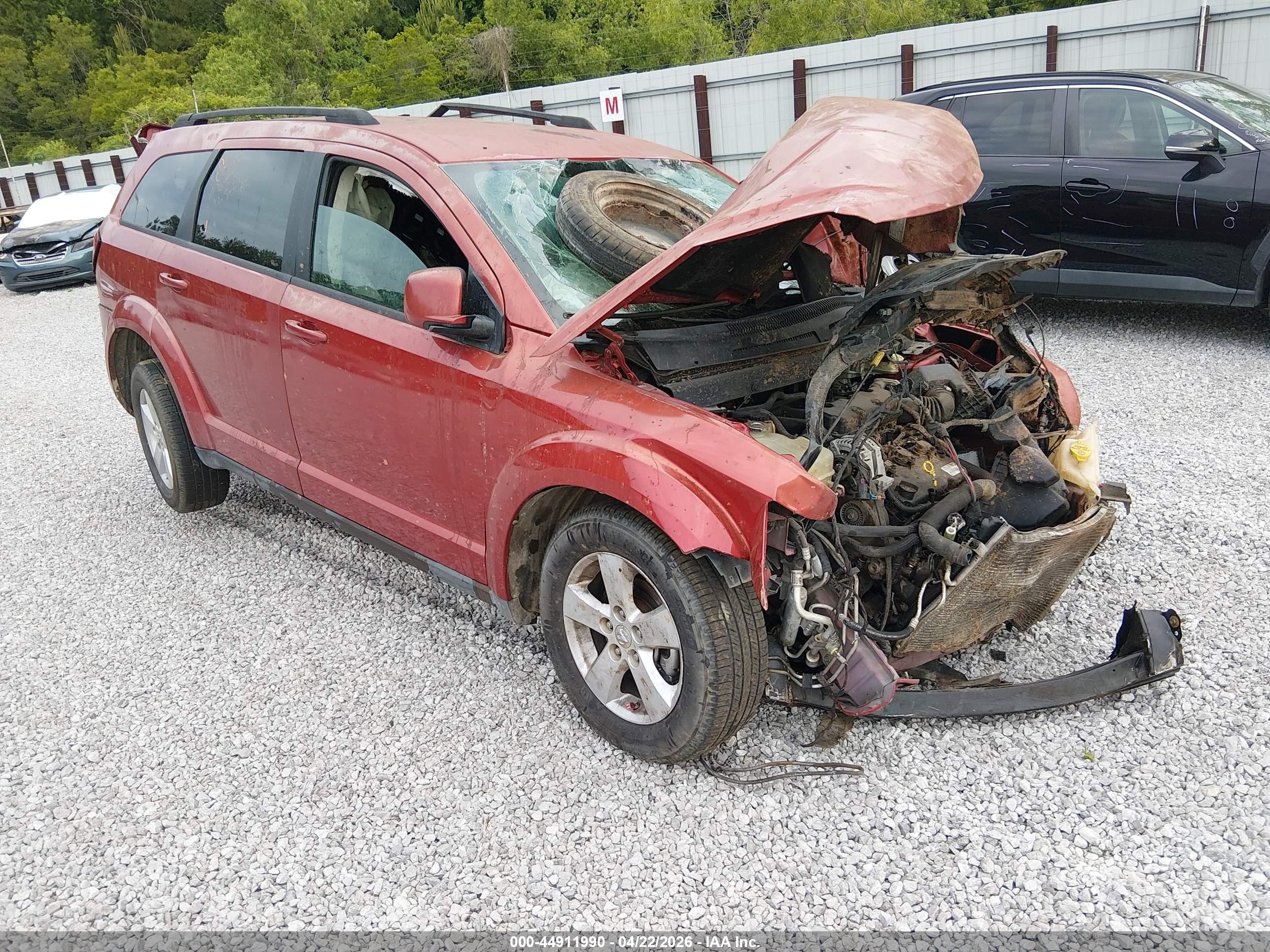 2010 Dodge Journey Sxt Red vin: 3D4PG5FV7AT167148