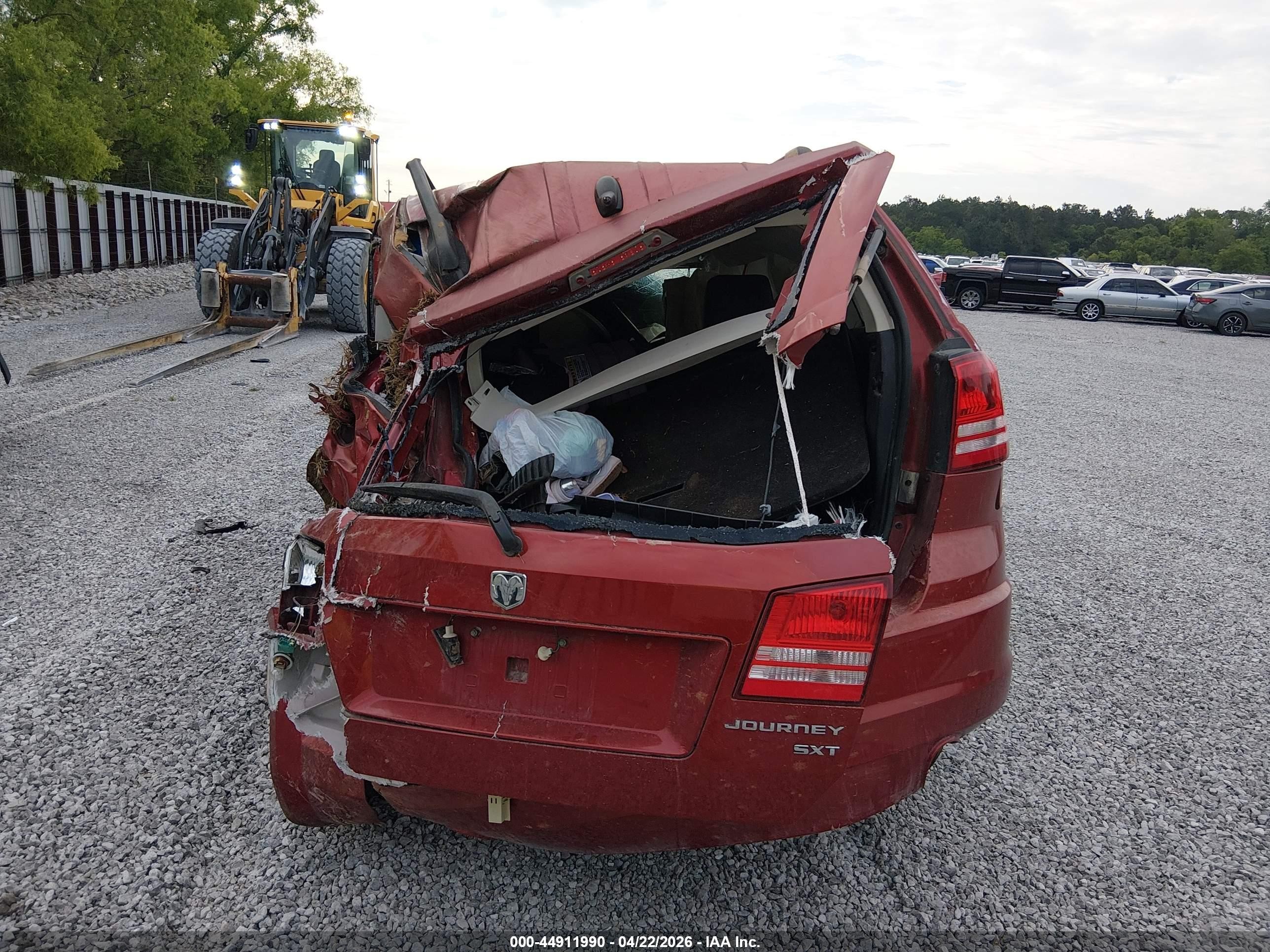 2010 Dodge Journey Sxt Red vin: 3D4PG5FV7AT167148