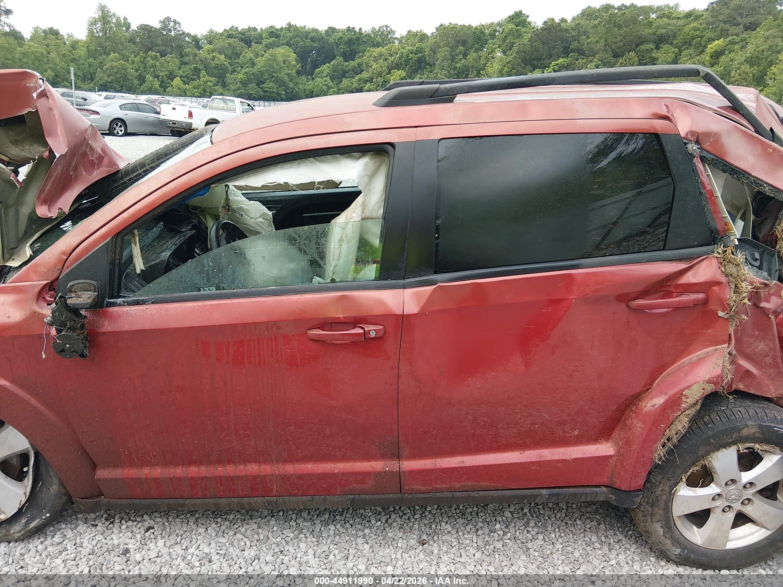 2010 Dodge Journey Sxt Red vin: 3D4PG5FV7AT167148