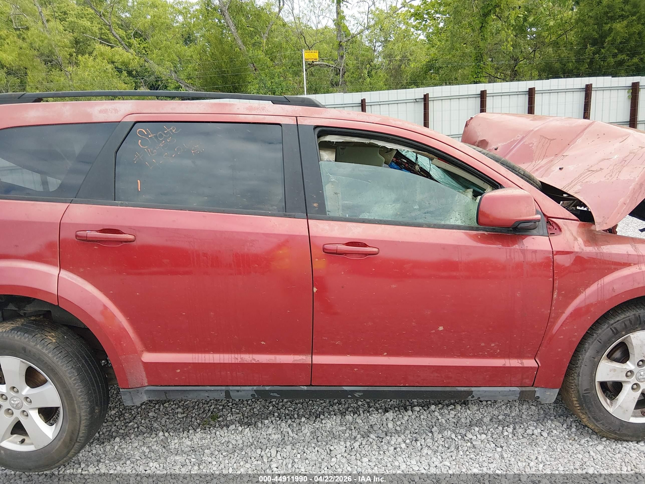 2010 Dodge Journey Sxt Red vin: 3D4PG5FV7AT167148