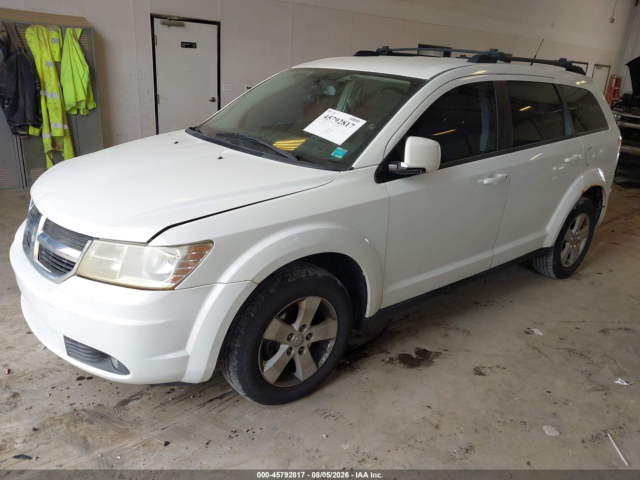 2010 Dodge Journey Sxt White vin: 3D4PG5FV8AT129119