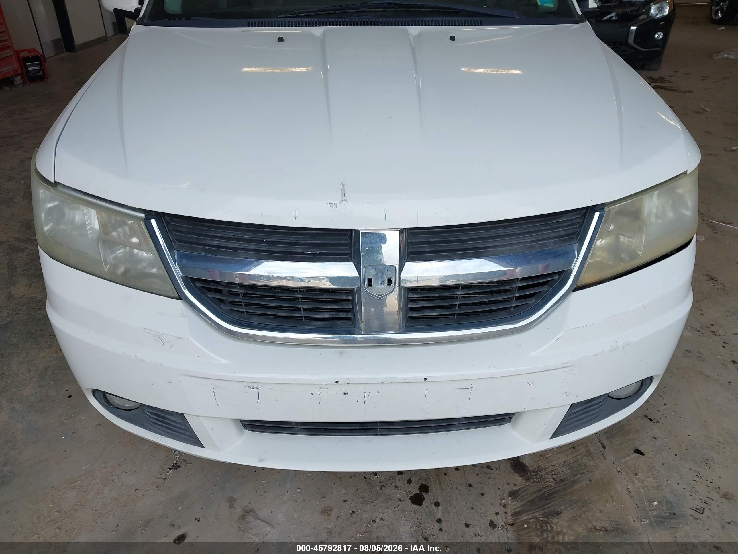 2010 Dodge Journey Sxt White vin: 3D4PG5FV8AT129119