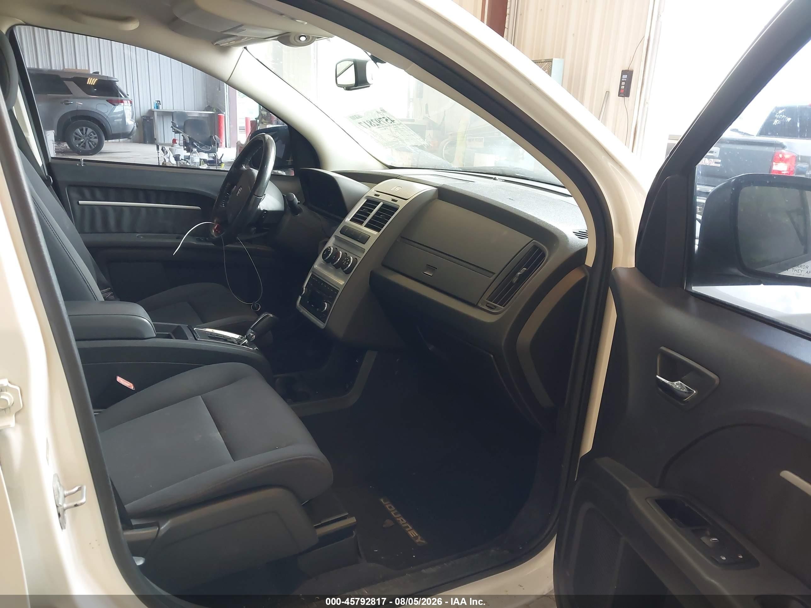 2010 Dodge Journey Sxt White vin: 3D4PG5FV8AT129119