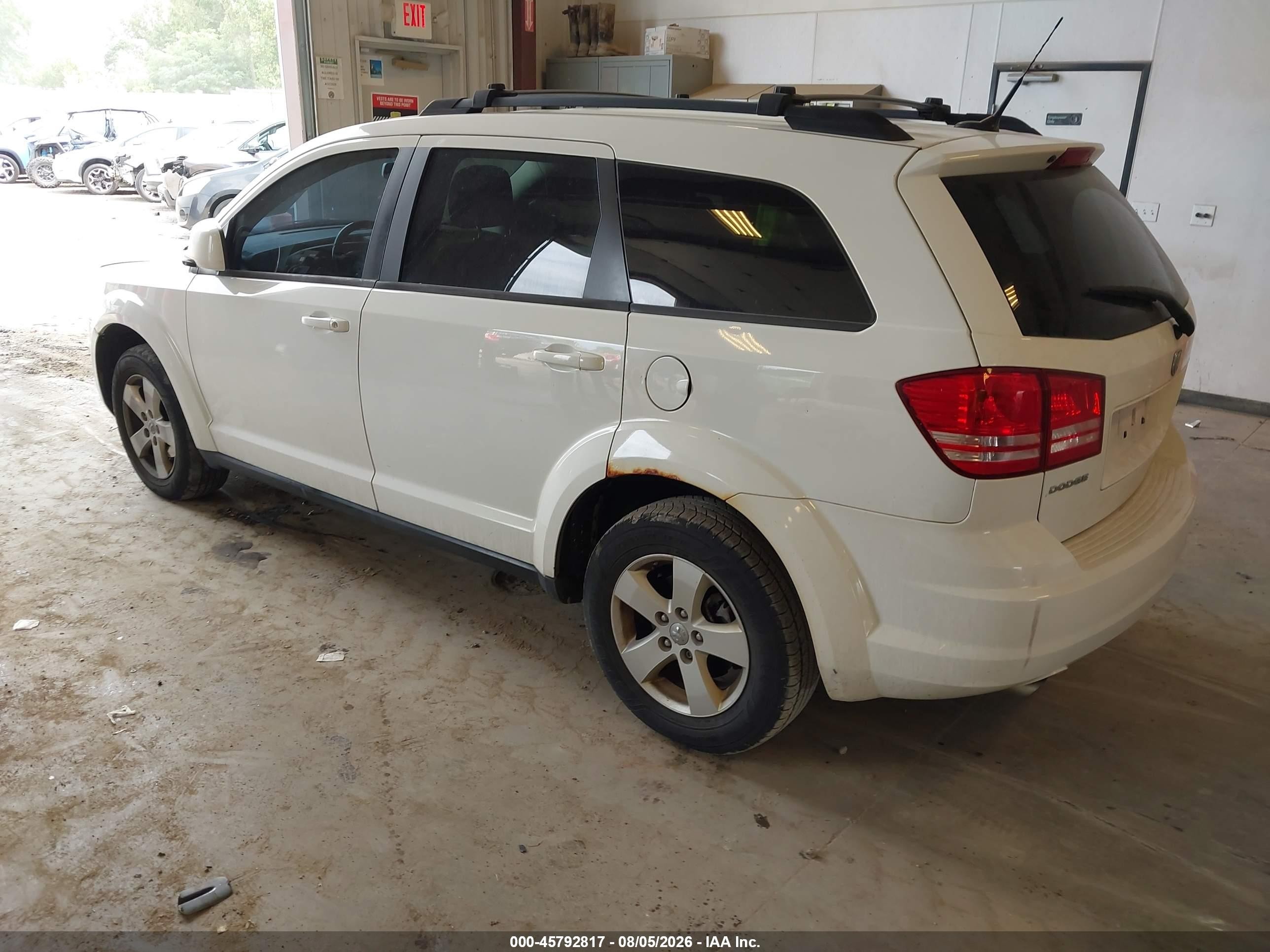 2010 Dodge Journey Sxt White vin: 3D4PG5FV8AT129119