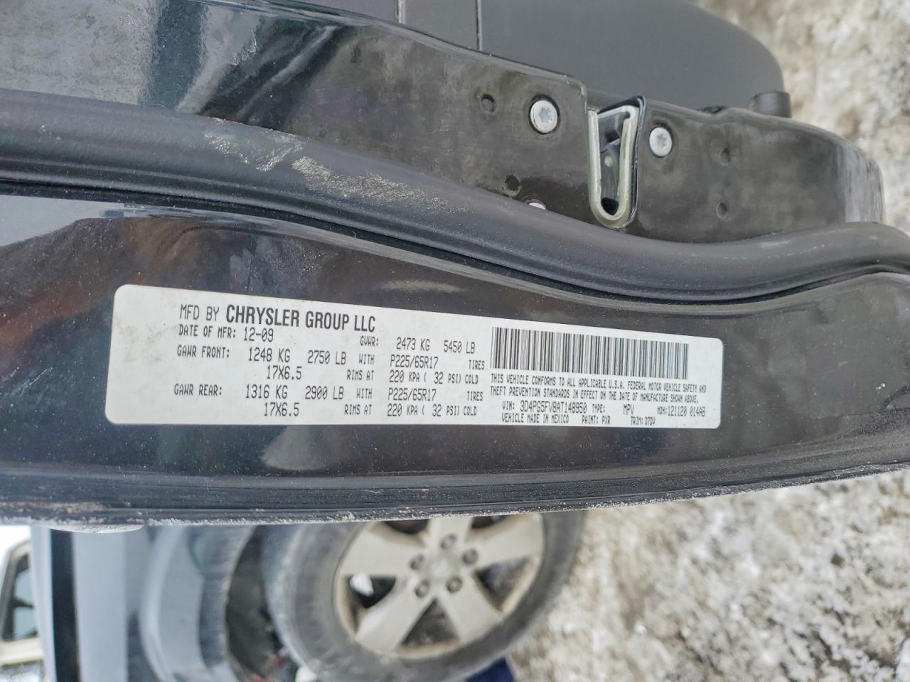 2010 Dodge Journey Sxt Black vin: 3D4PG5FV8AT148950