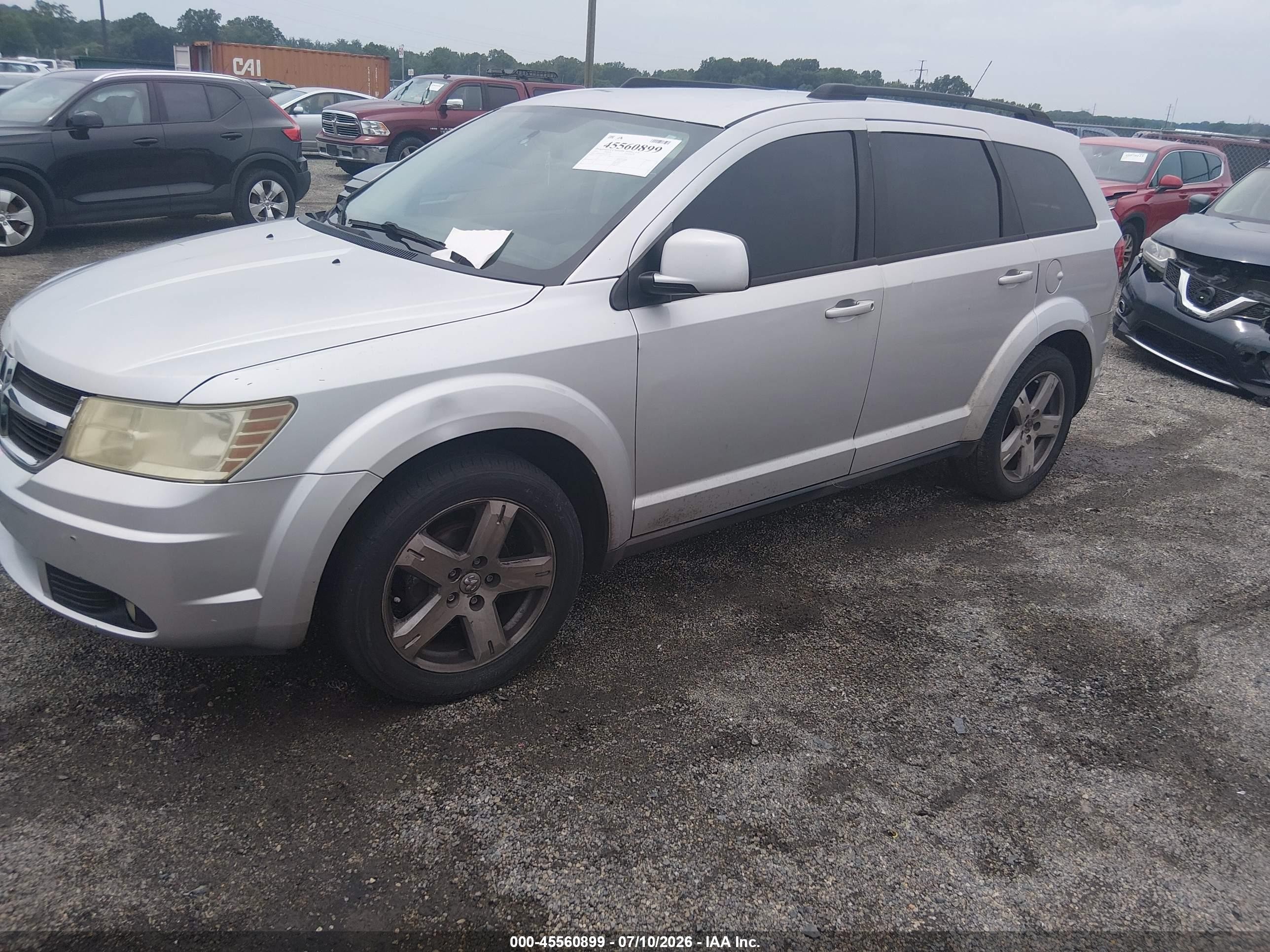 2010 Dodge Journey Sxt Silver vin: 3D4PG5FV8AT181706