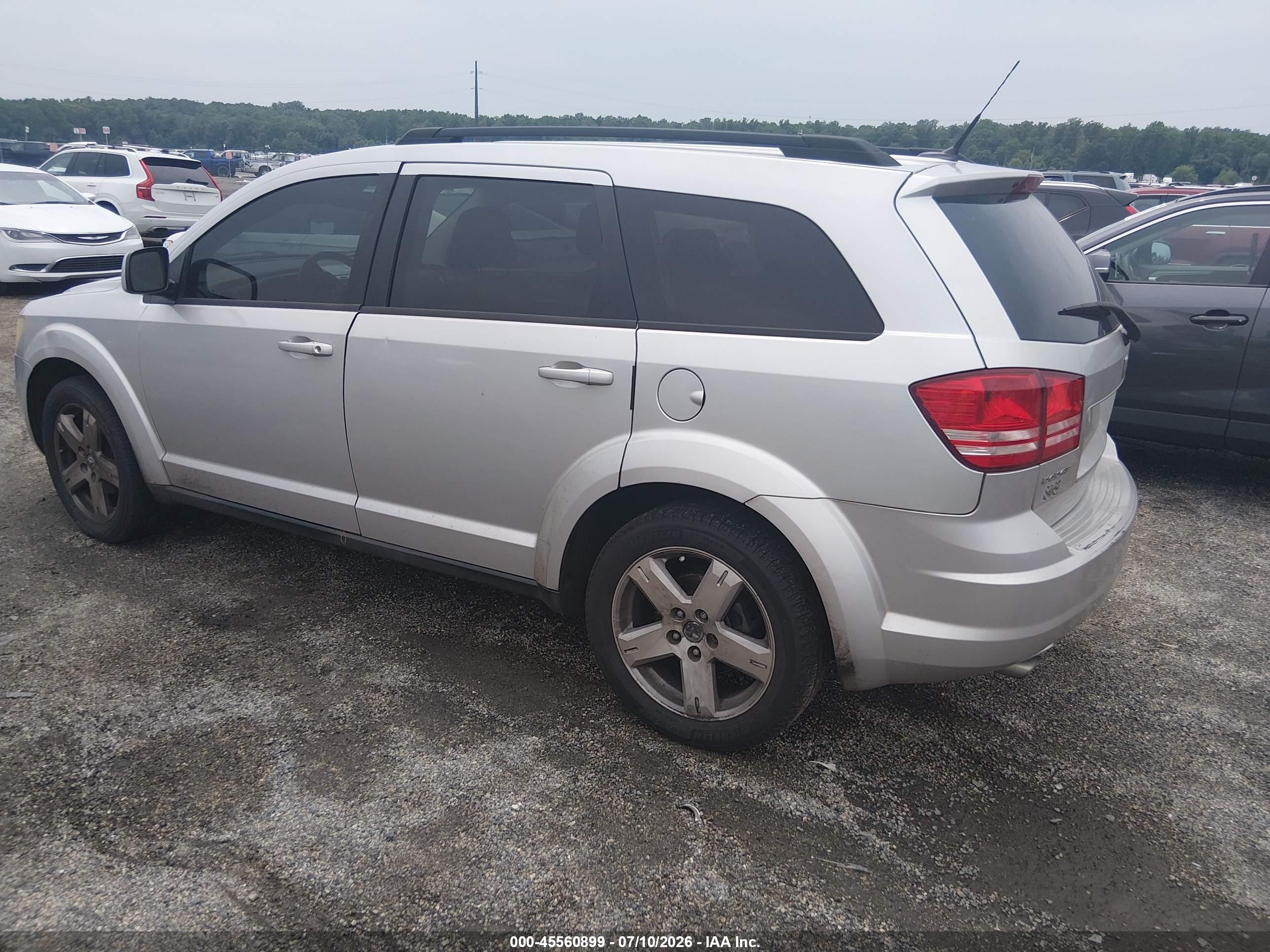 2010 Dodge Journey Sxt Silver vin: 3D4PG5FV8AT181706