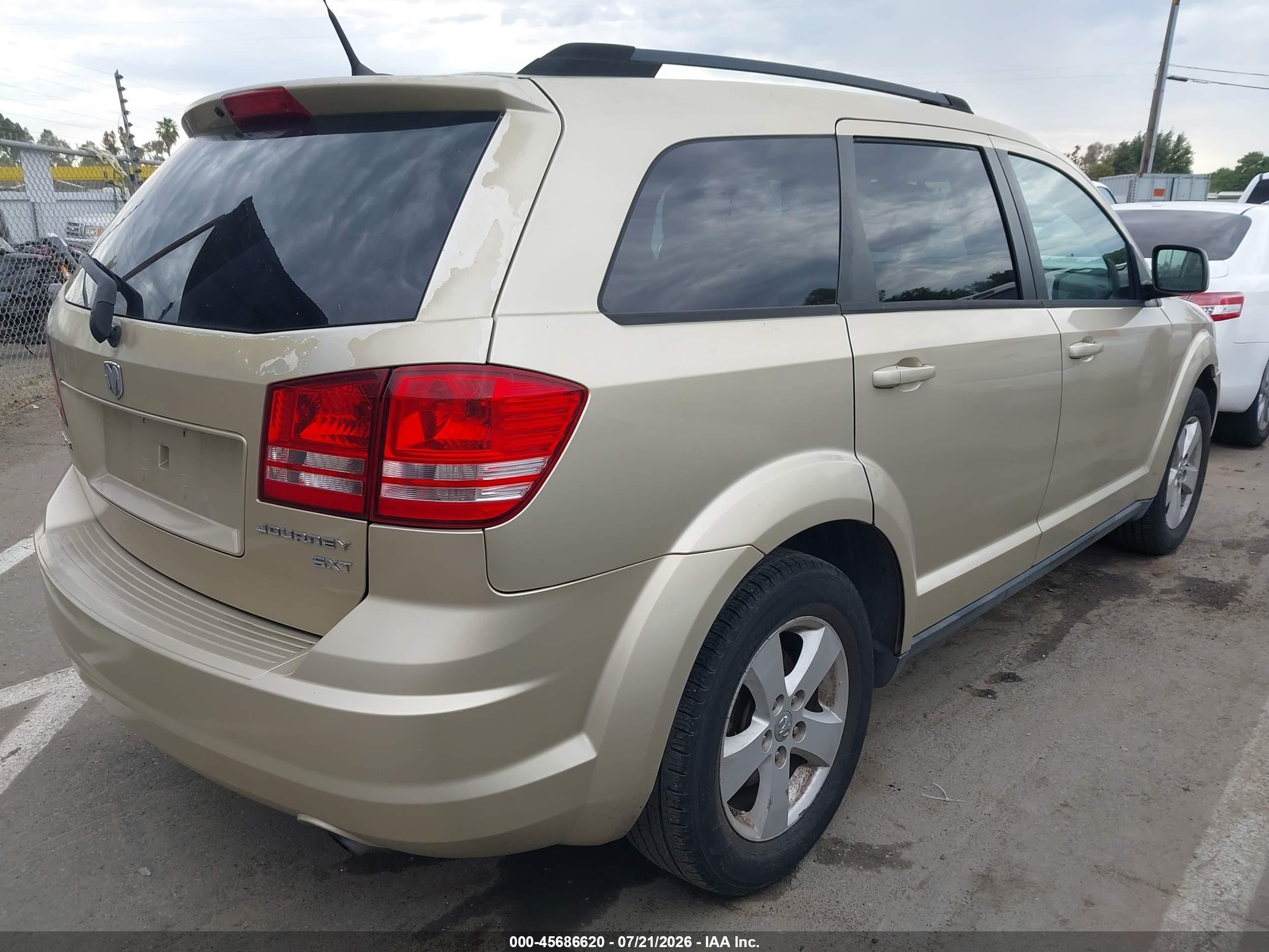 2010 Dodge Journey Sxt Gold vin: 3D4PG5FV8AT195315