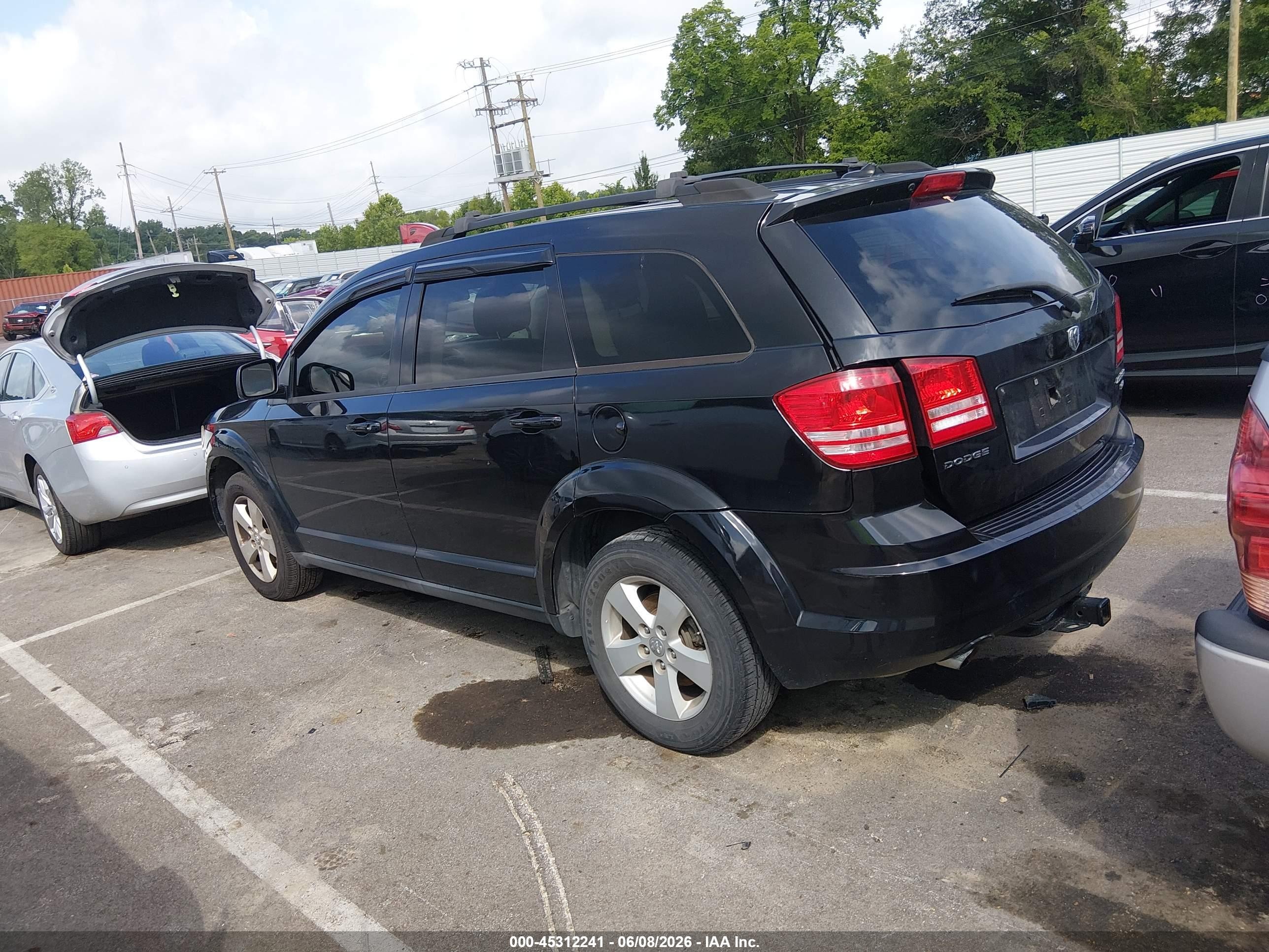 2010 Dodge Journey Sxt Black vin: 3D4PG5FV8AT248238
