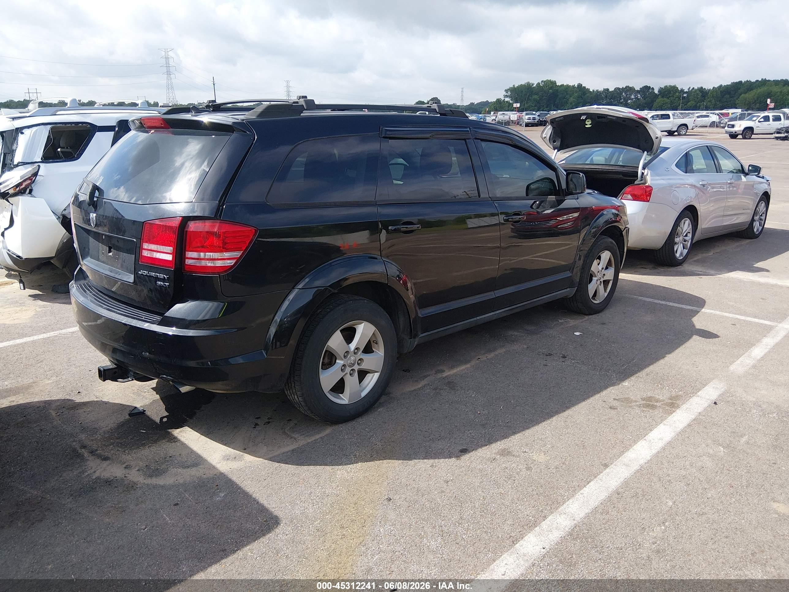 2010 Dodge Journey Sxt Black vin: 3D4PG5FV8AT248238