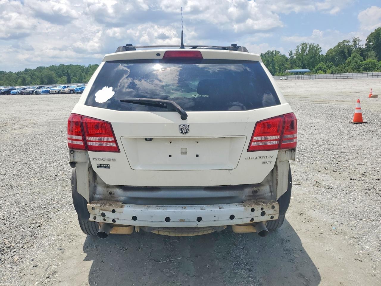 2010 Dodge Journey Sxt White vin: 3D4PG5FVXAT180489